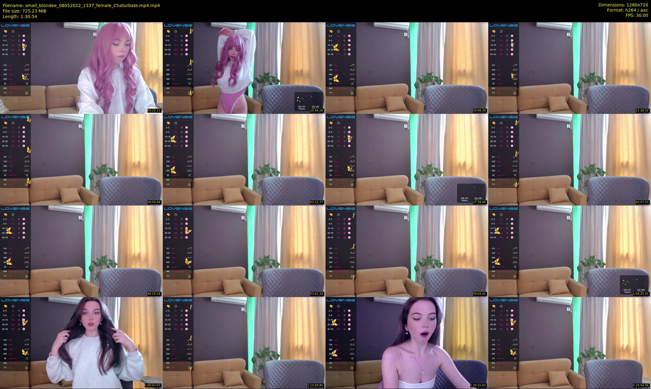 small_blondee — 91 minute Chaturbate female cam show recording, 720p, May 8, 2022
