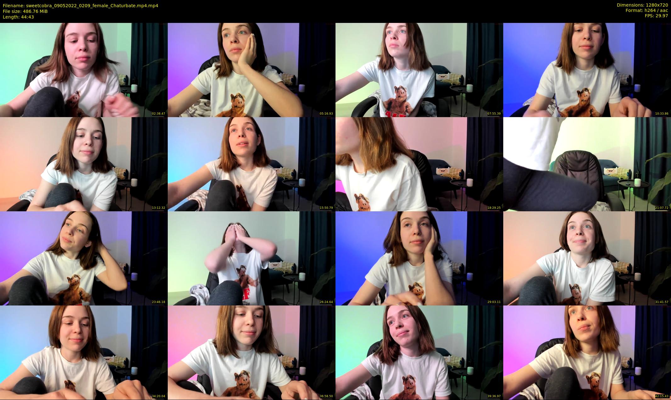sweetcobra — 45 minute Chaturbate female cam show recording, 720p, May 9, 2022