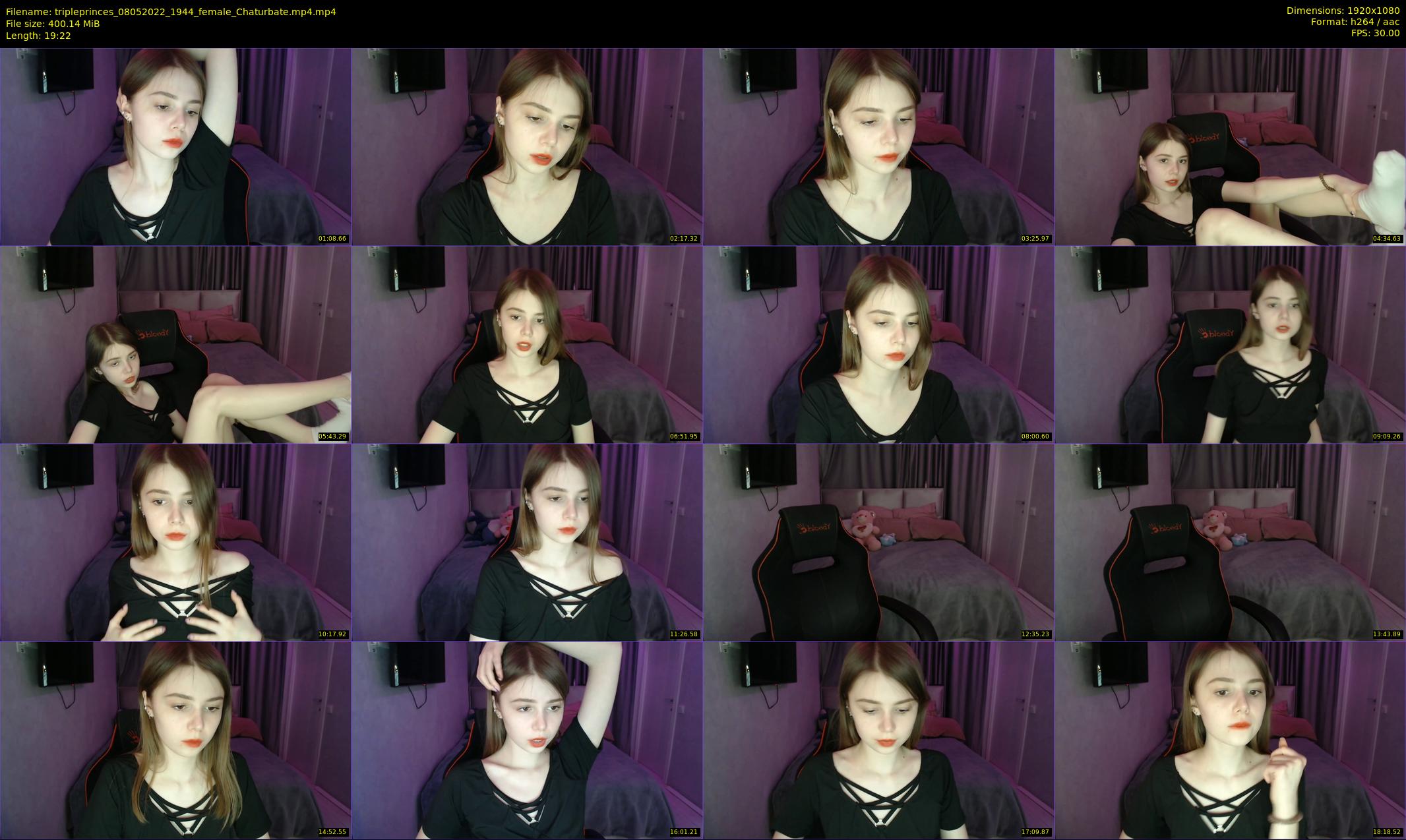 tripleprinces — 20 minute Chaturbate female cam show recording, 1080p, May 8, 2022