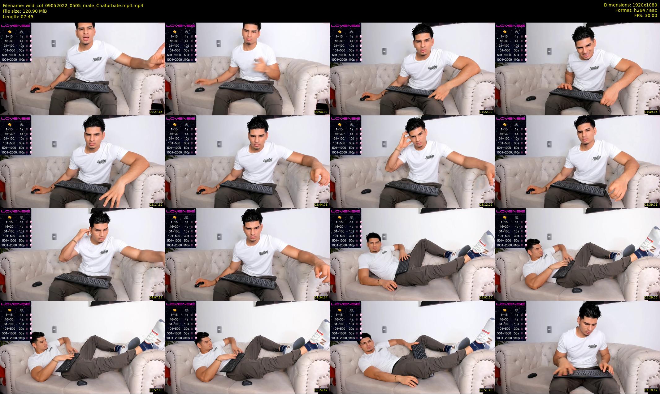wild_col — 8 minute Chaturbate male cam show recording, 1080p, May 9, 2022