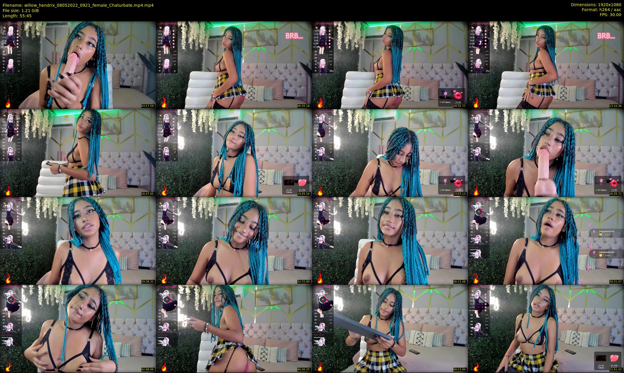 willow_hendrix — 56 minute Chaturbate female cam show recording, 1080p, May 8, 2022