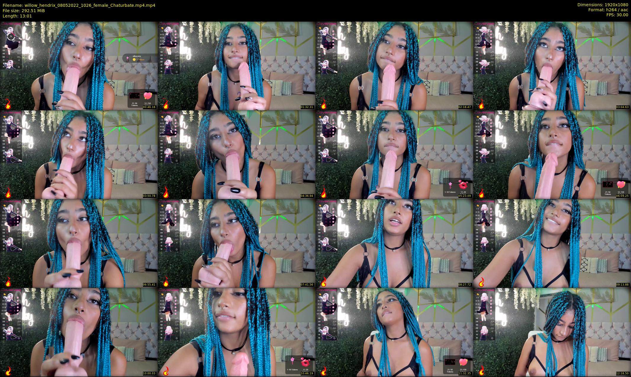 willow_hendrix — 14 minute Chaturbate female cam show recording, 1080p, May 8, 2022