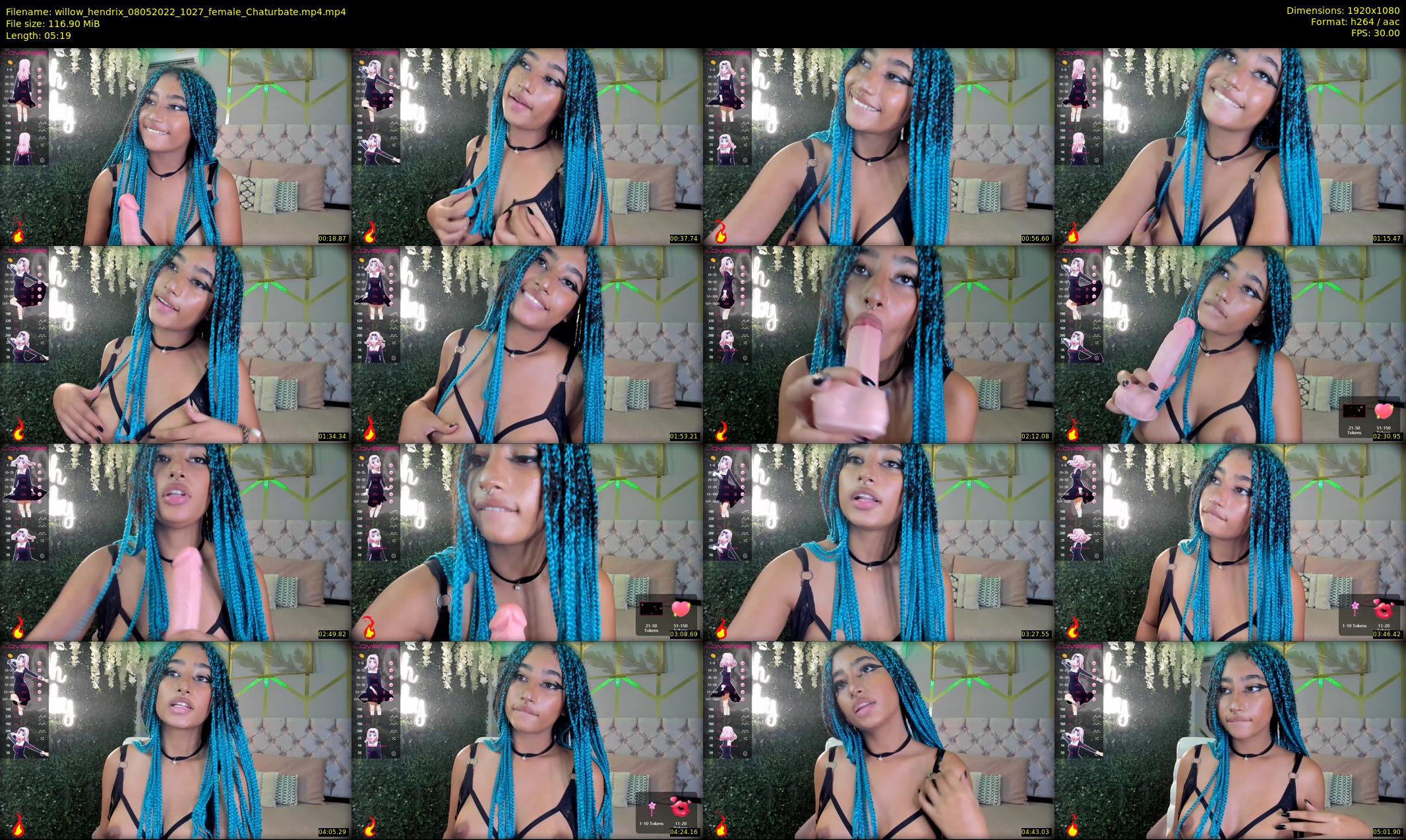 willow_hendrix — 6 minute Chaturbate female cam show recording, 1080p, May 8, 2022
