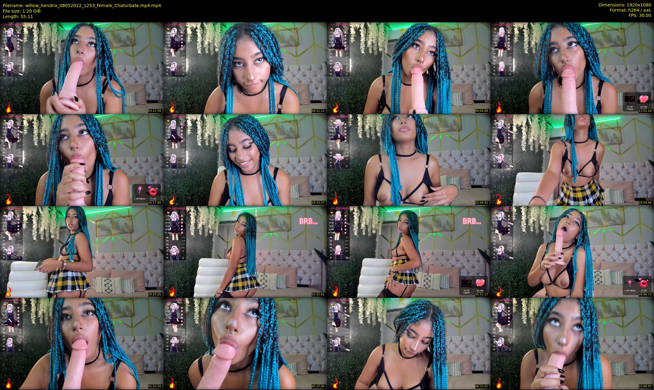willow_hendrix — 56 minute Chaturbate female cam show recording, 1080p, May 8, 2022