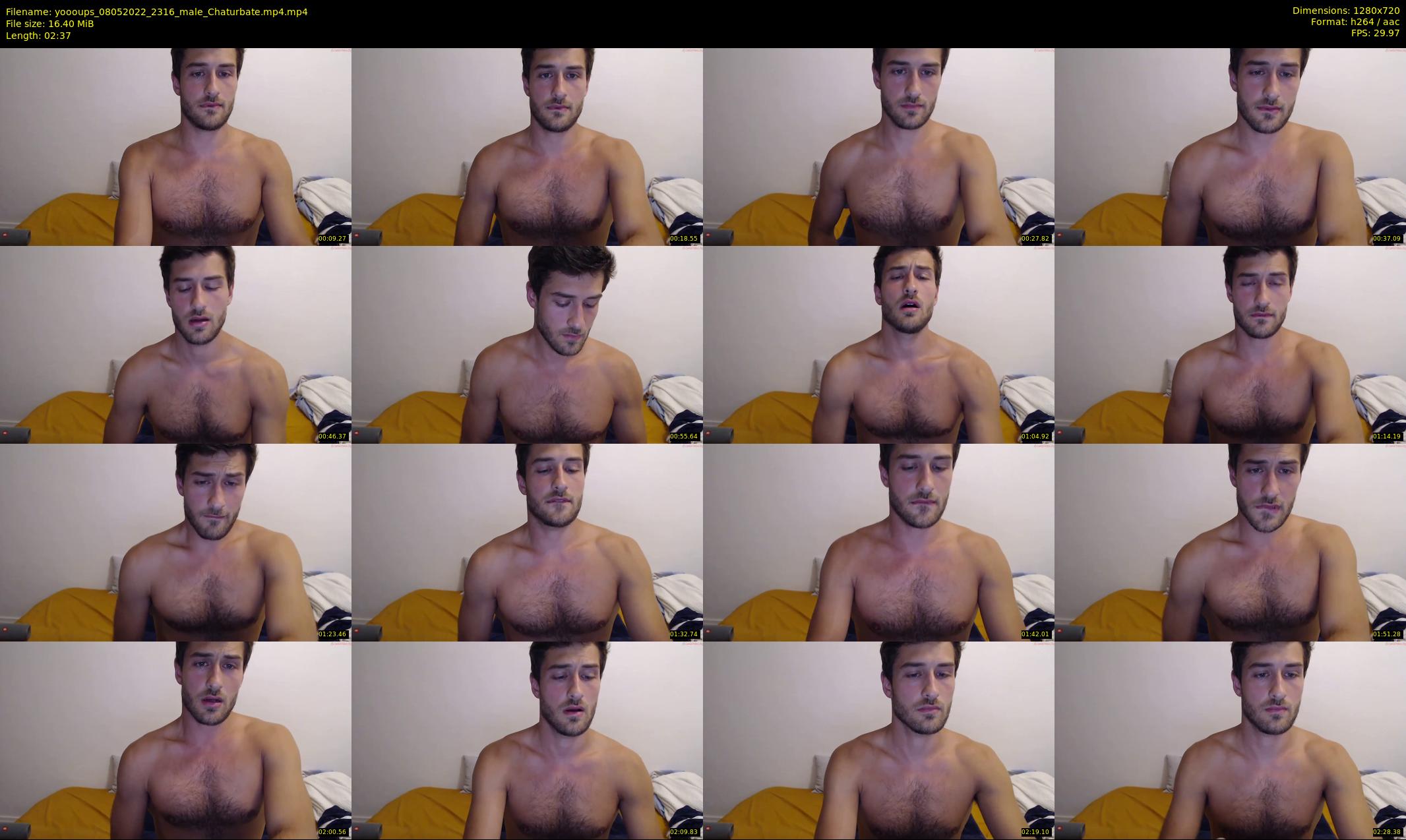 yoooups — 3 minute Chaturbate male cam show recording, 720p, May 8, 2022