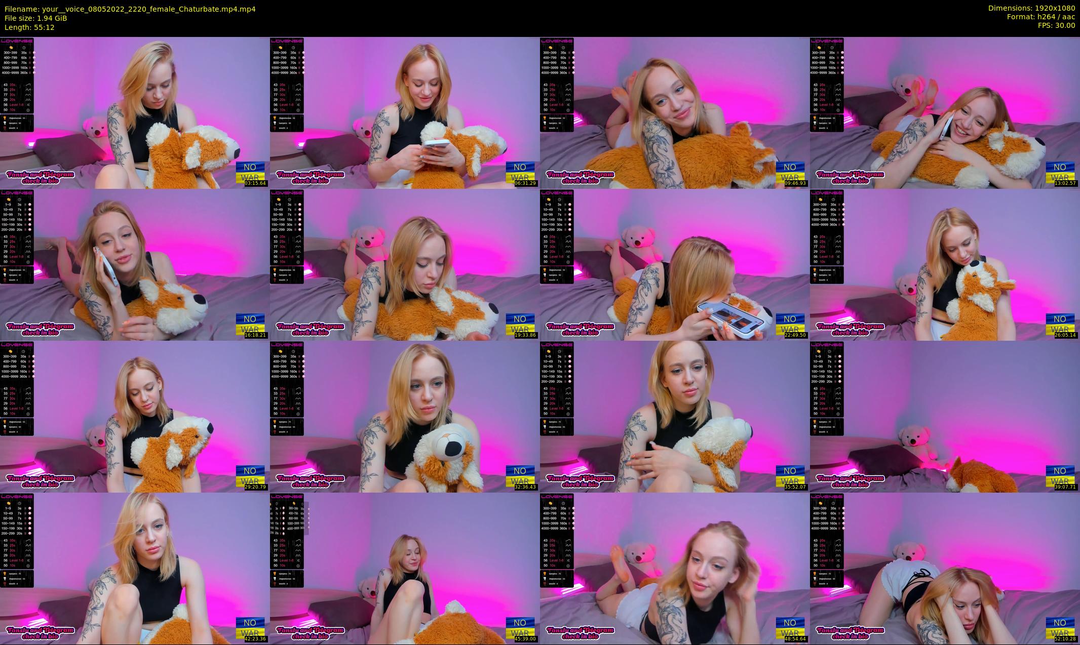 your__voice — 56 minute Chaturbate female cam show recording, 1080p, May 8, 2022