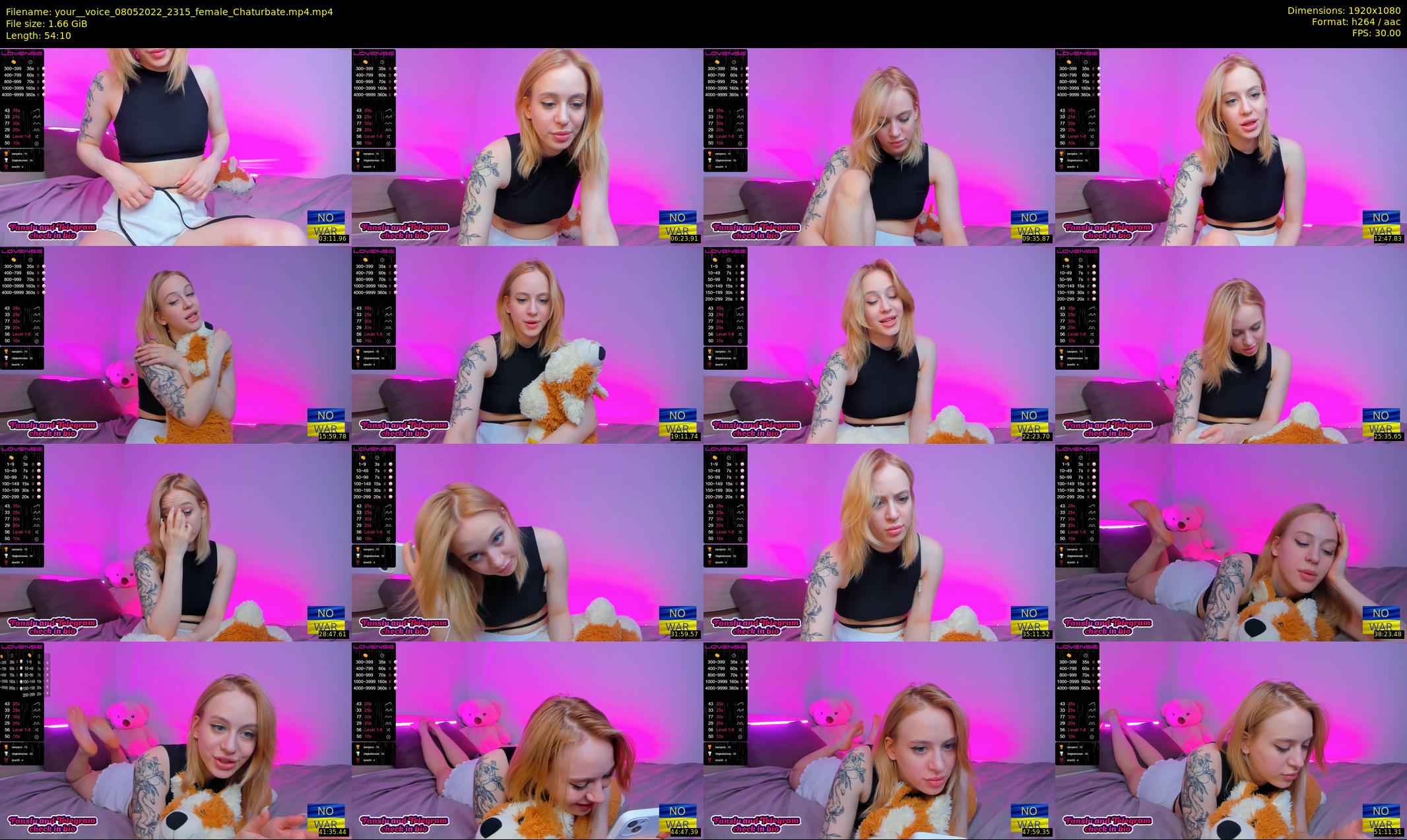 your__voice — 55 minute Chaturbate female cam show recording, 1080p, May 8, 2022
