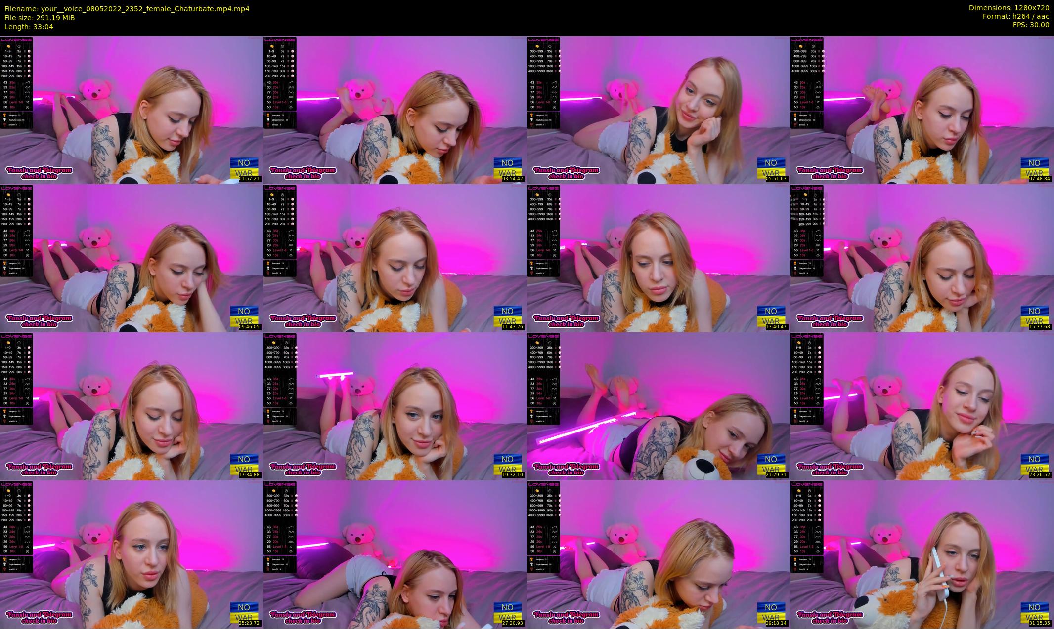 your__voice — 34 minute Chaturbate female cam show recording, 720p, May 8, 2022