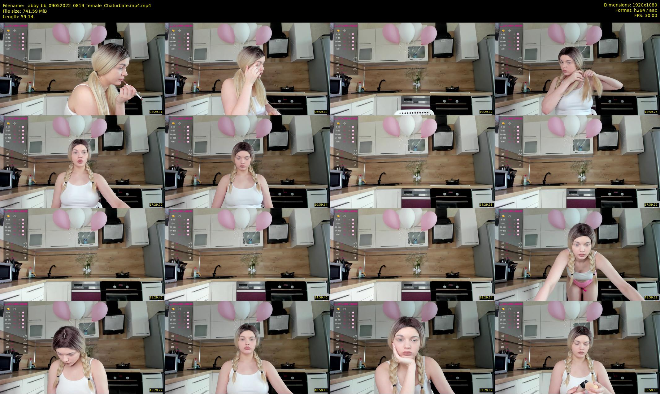 _abby_bb — 60 minute Chaturbate female cam show recording, 1080p, May 9, 2022