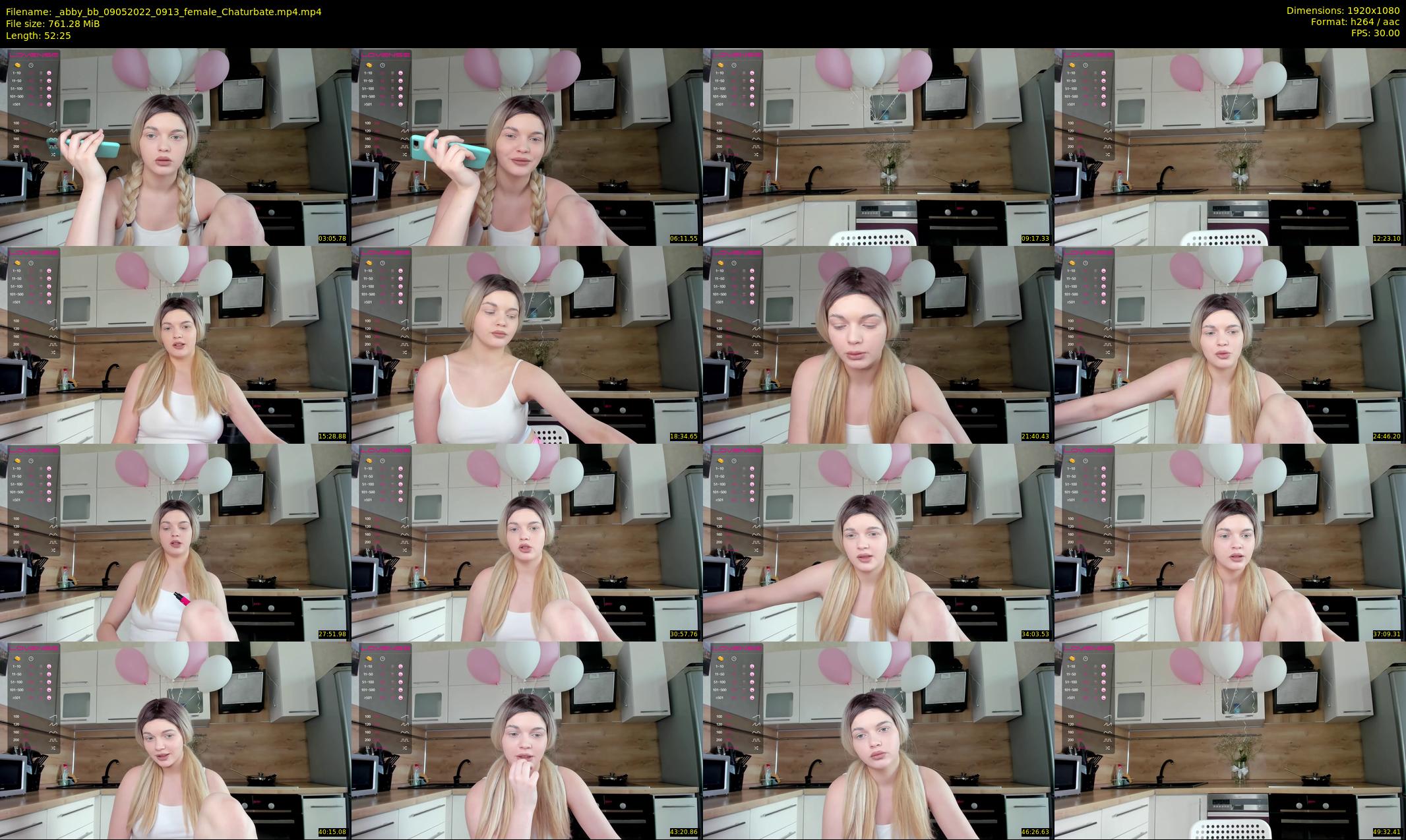 _abby_bb — 53 minute Chaturbate female cam show recording, 1080p, May 9, 2022