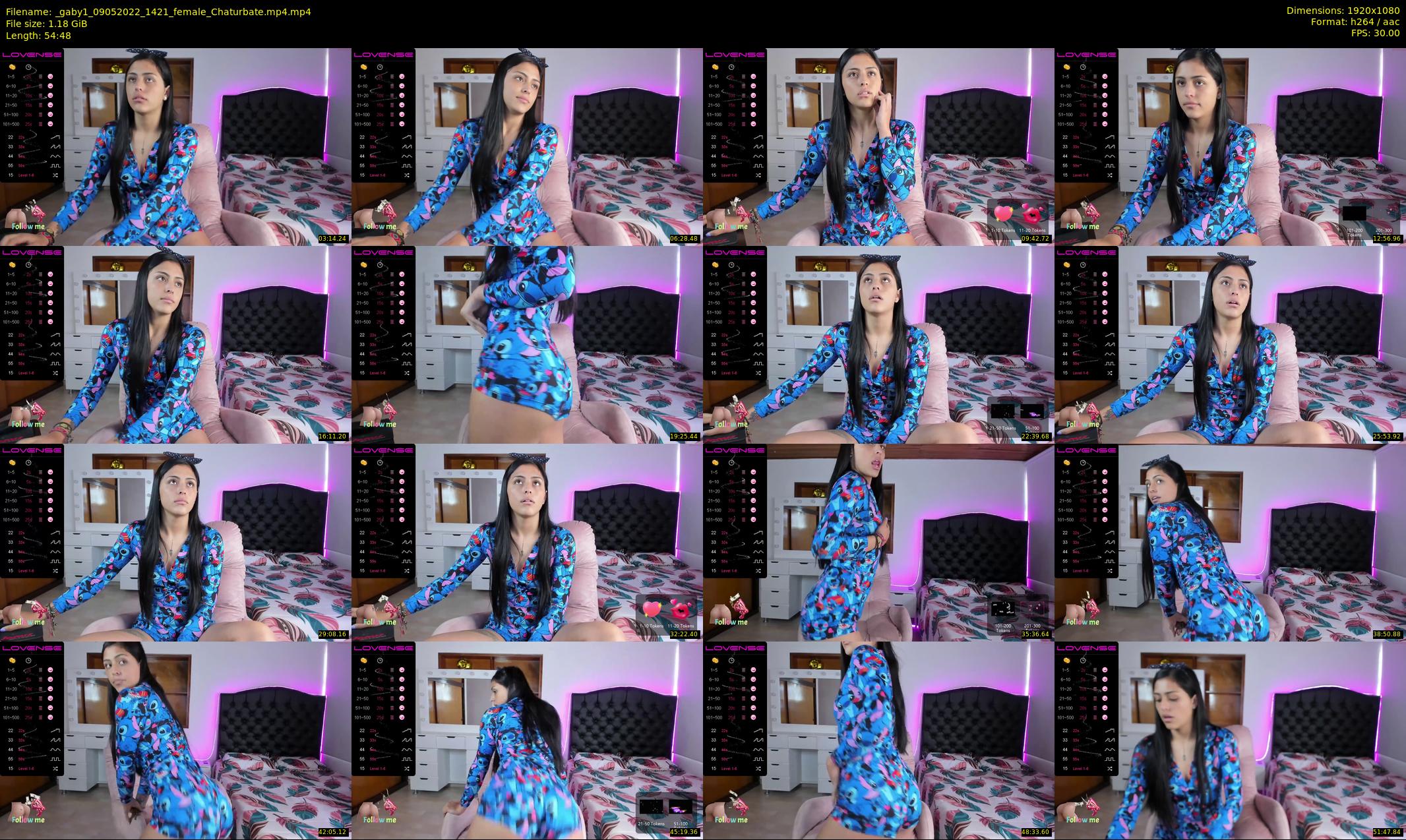 _gaby1 — 55 minute Chaturbate female cam show recording, 1080p, May 9, 2022