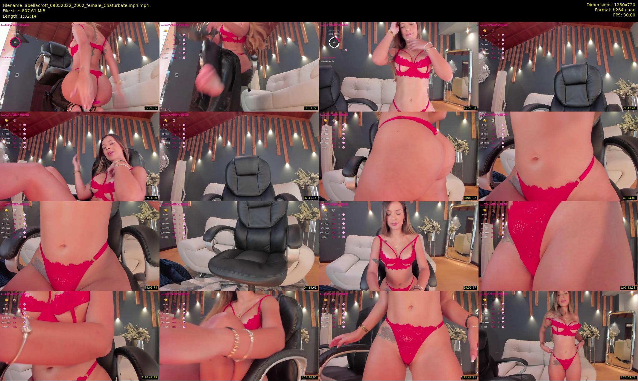 abellacroft — 93 minute Chaturbate female cam show recording, 720p, May 9, 2022