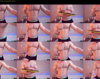 adam_muscle_ — 9 minute Chaturbate male cam show recording, 1080p, May 10, 2022