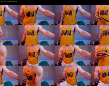 adam_muscle_ — 8 minute Chaturbate male cam show recording, 1080p, May 10, 2022