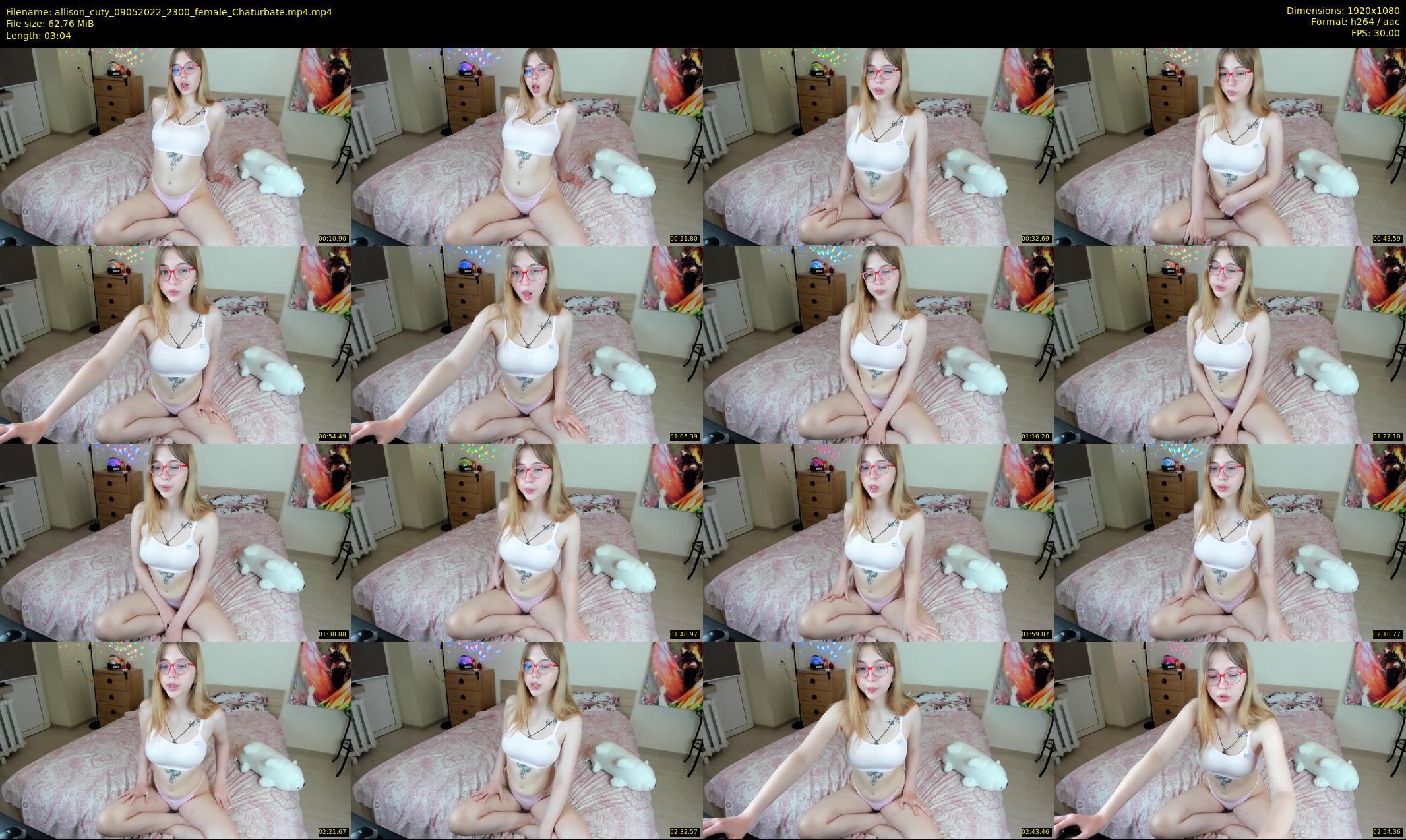 allison_cuty — 4 minute Chaturbate female cam show recording, 1080p, May 9, 2022