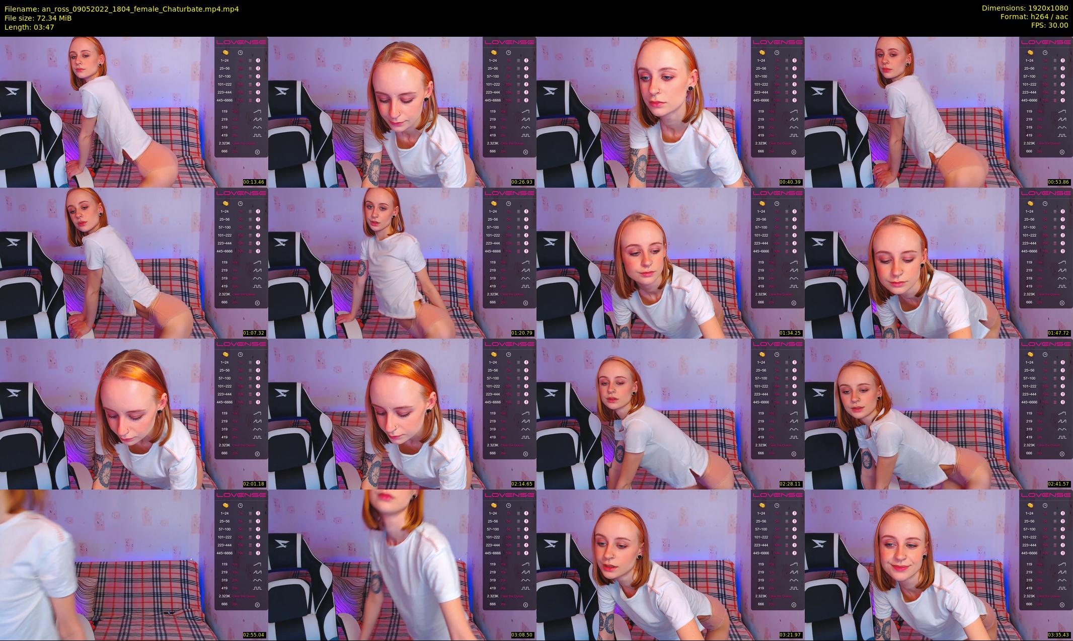 an_ross — 4 minute Chaturbate female cam show recording, 1080p, May 9, 2022