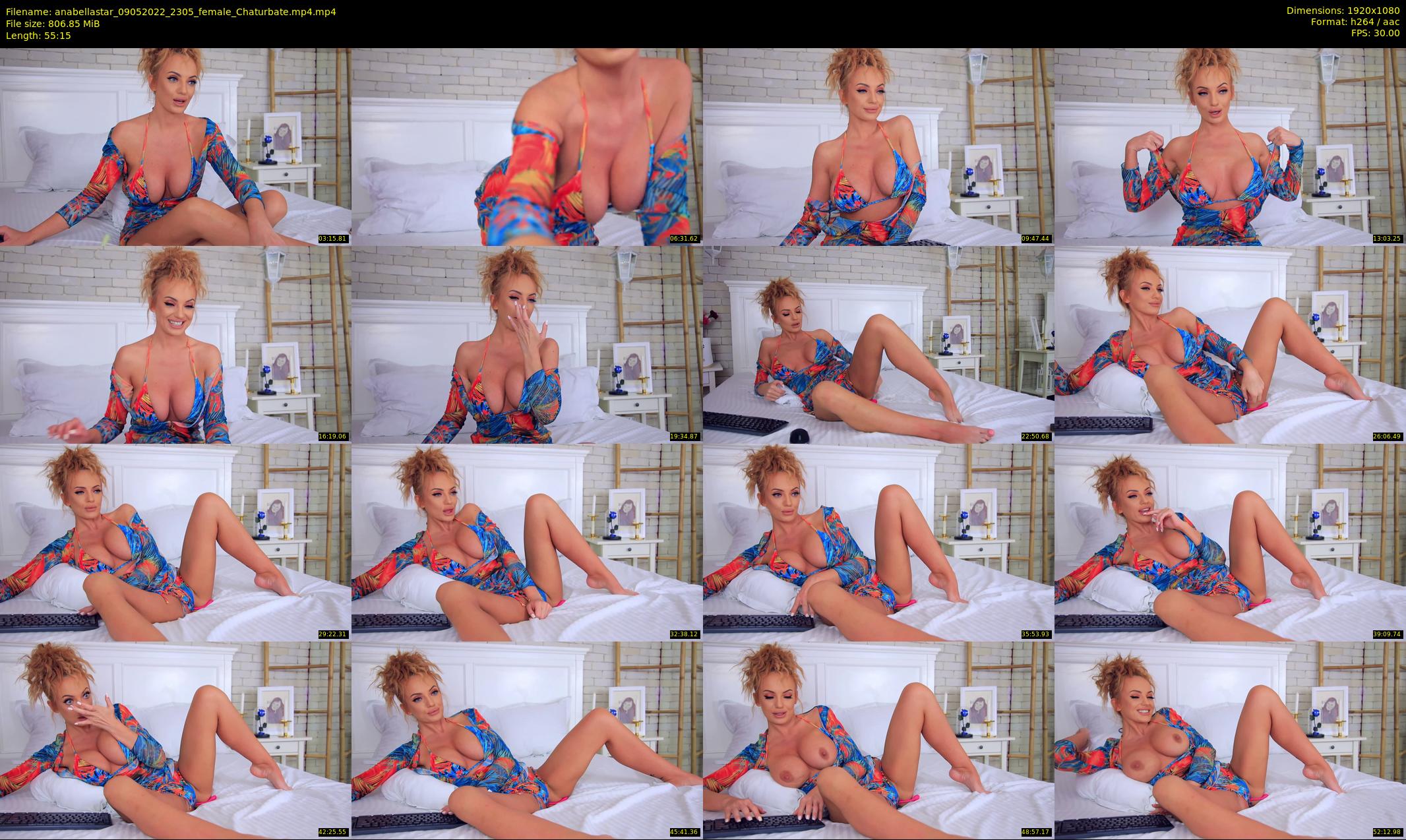 anabellastar — 56 minute Chaturbate female cam show recording, 1080p, May 9, 2022