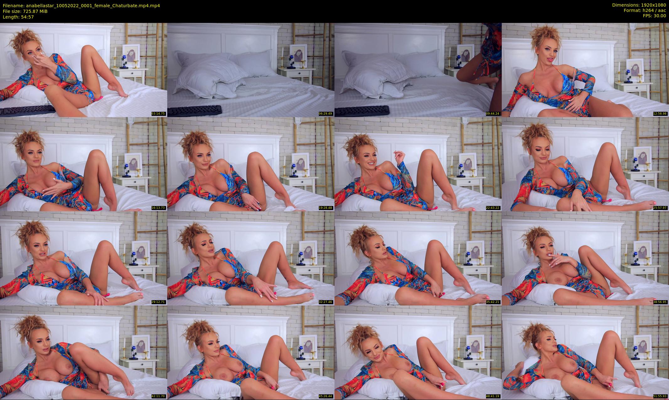 anabellastar — 55 minute Chaturbate female cam show recording, 1080p, May 10, 2022
