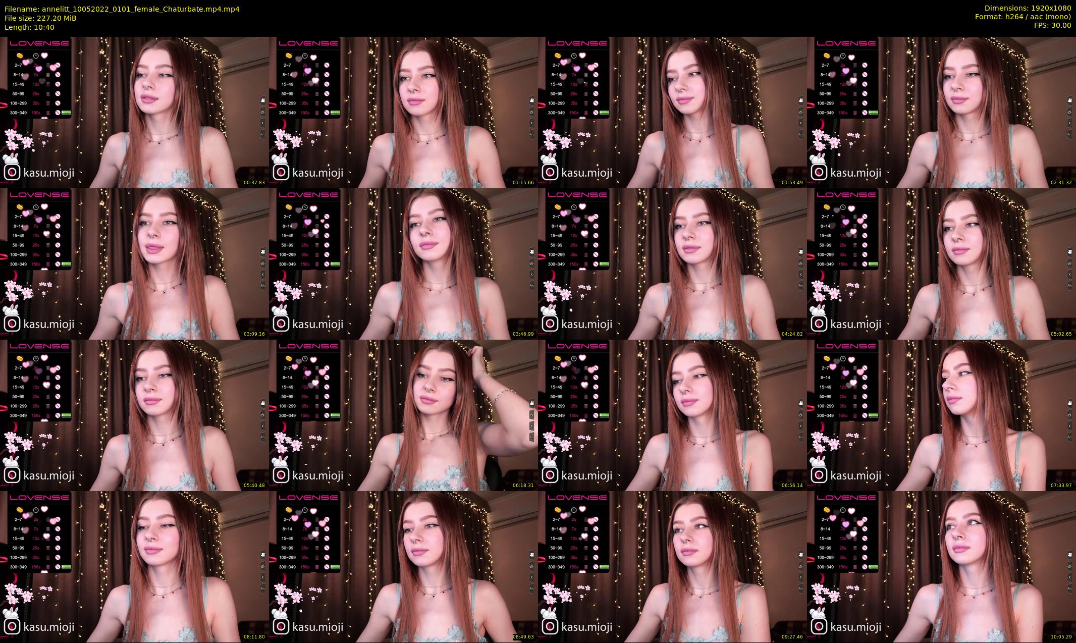 annelitt — 11 minute Chaturbate female cam show recording, 1080p, May 10, 2022