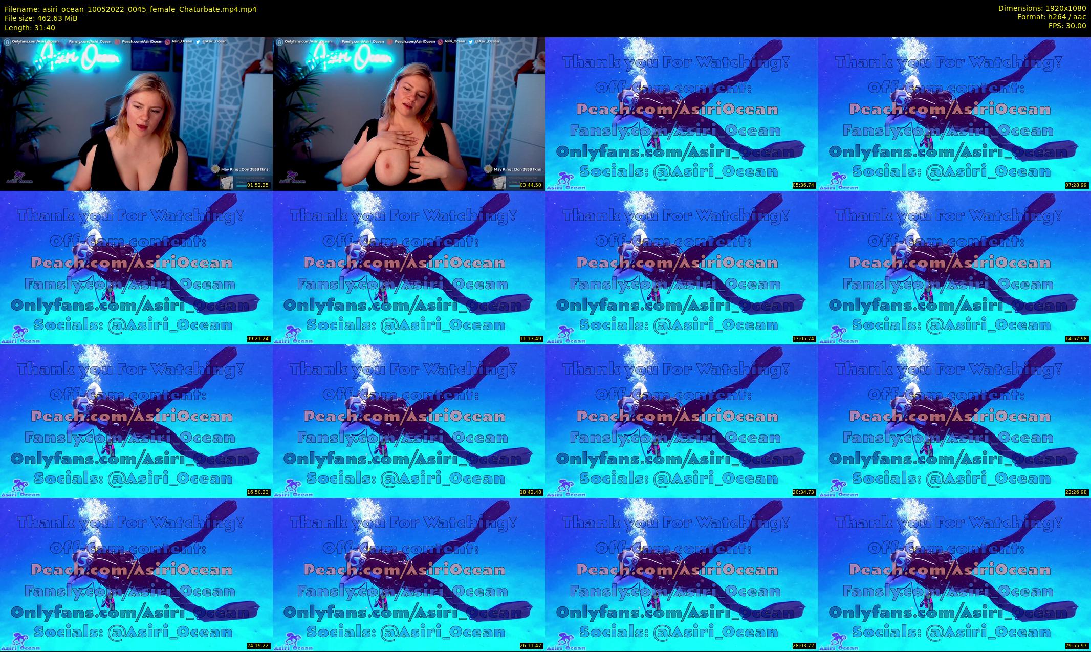 asiri_ocean — 32 minute Chaturbate female cam show recording, 1080p, May 10, 2022