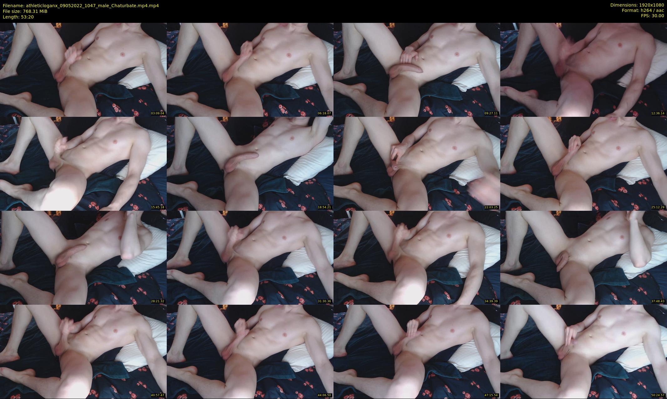 athleticloganx — 54 minute Chaturbate male cam show recording, 1080p, May 9, 2022
