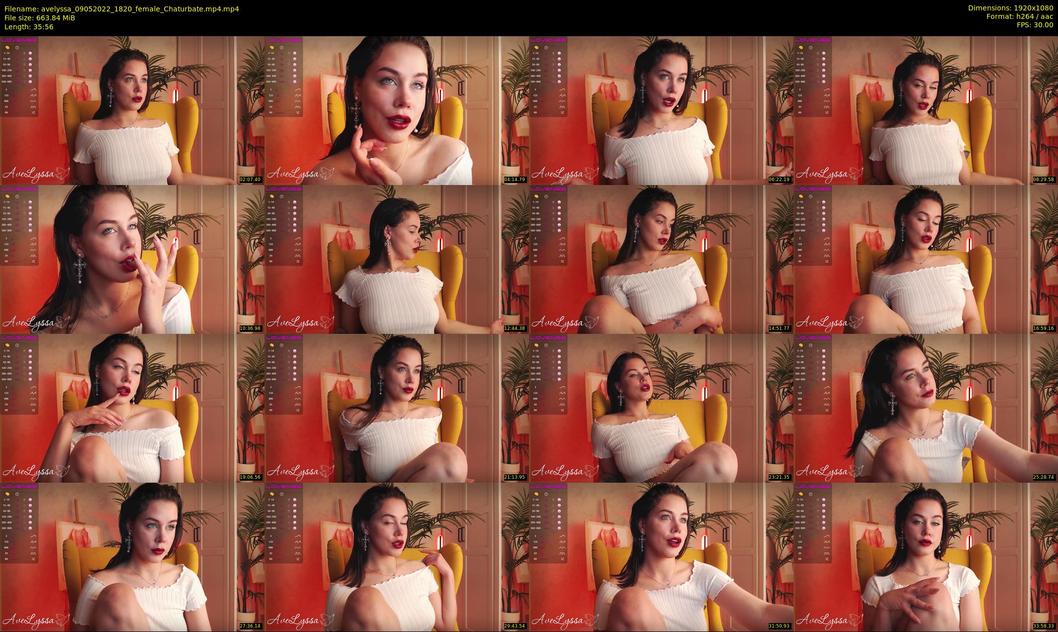avelyssa — 36 minute Chaturbate female cam show recording, 1080p, May 9, 2022