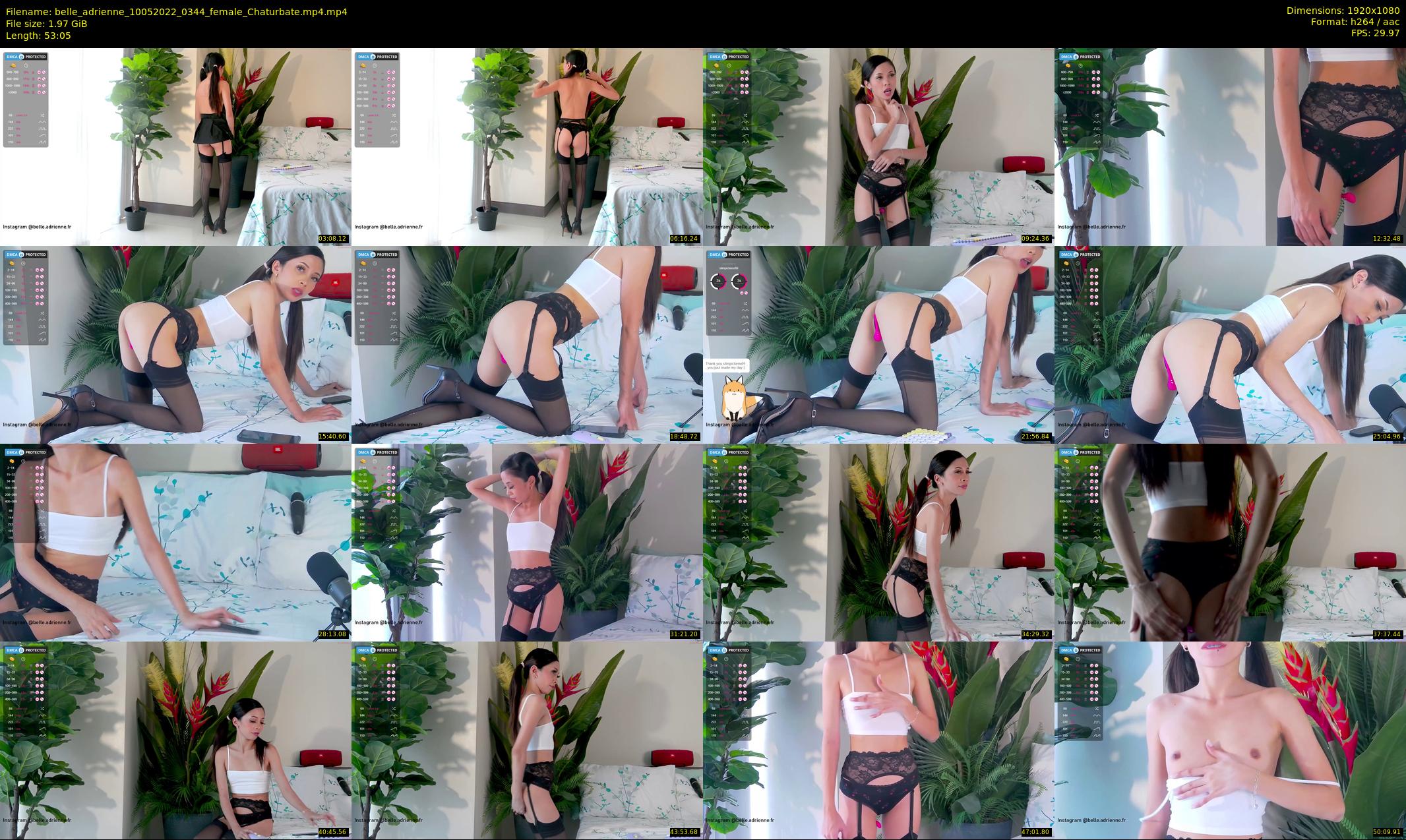 belle_adrienne — 54 minute Chaturbate couple cam show recording, 1080p, May 10, 2022