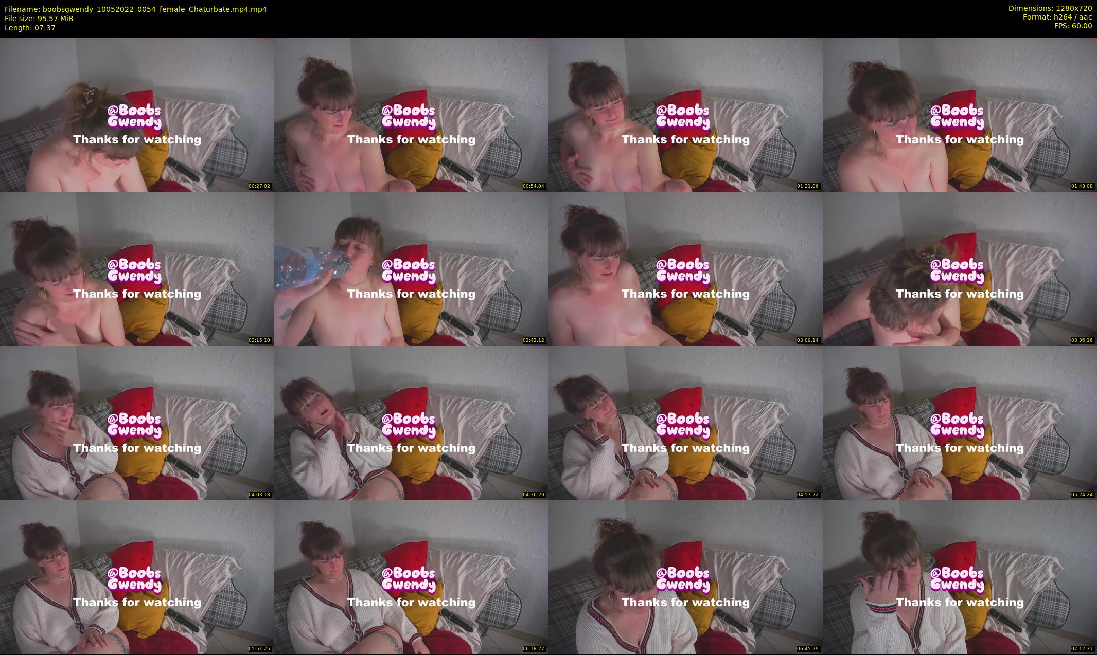 boobsgwendy — 8 minute Chaturbate female cam show recording, 720p, May 10, 2022