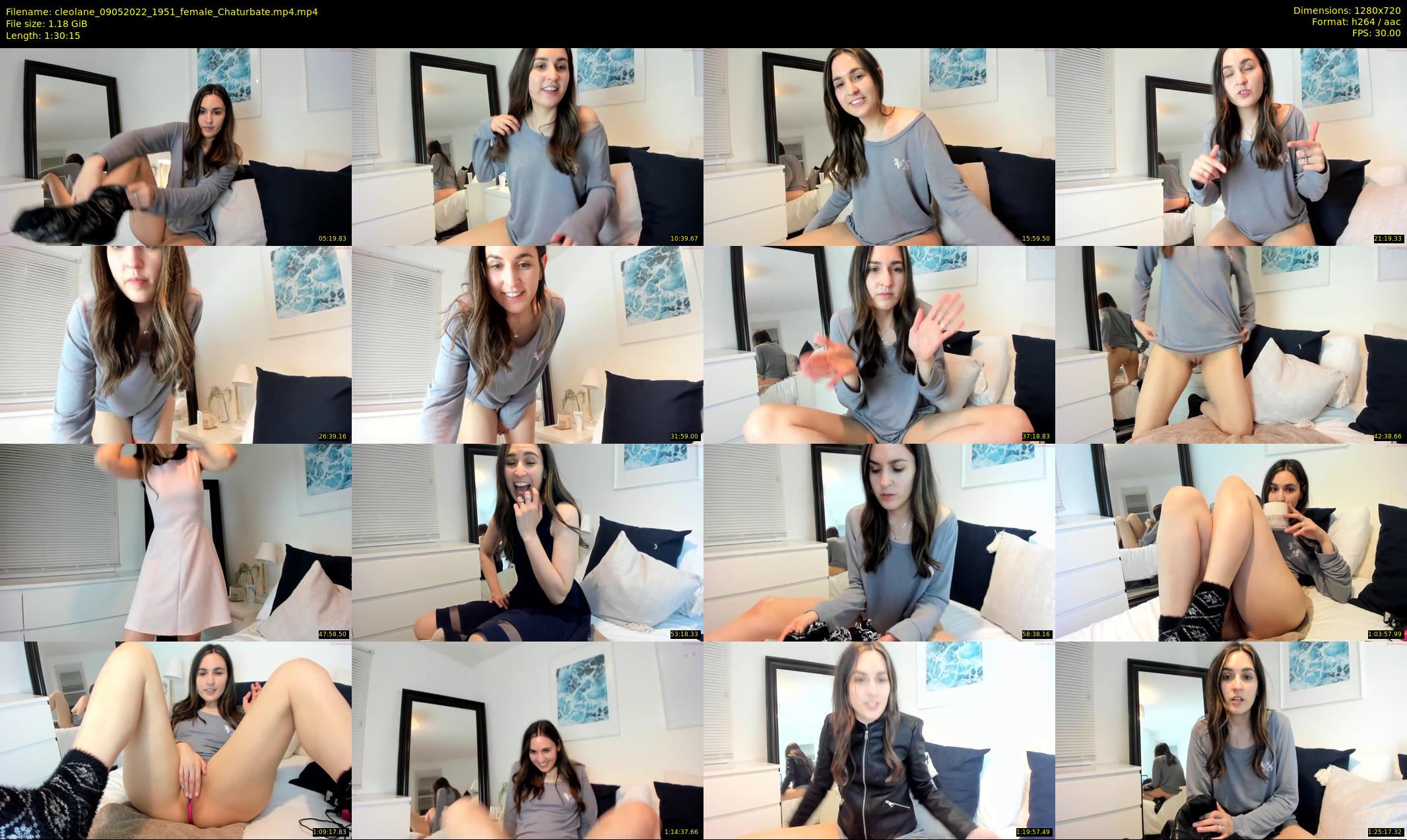 cleolane — 91 minute Chaturbate female cam show recording, 720p, May 9, 2022