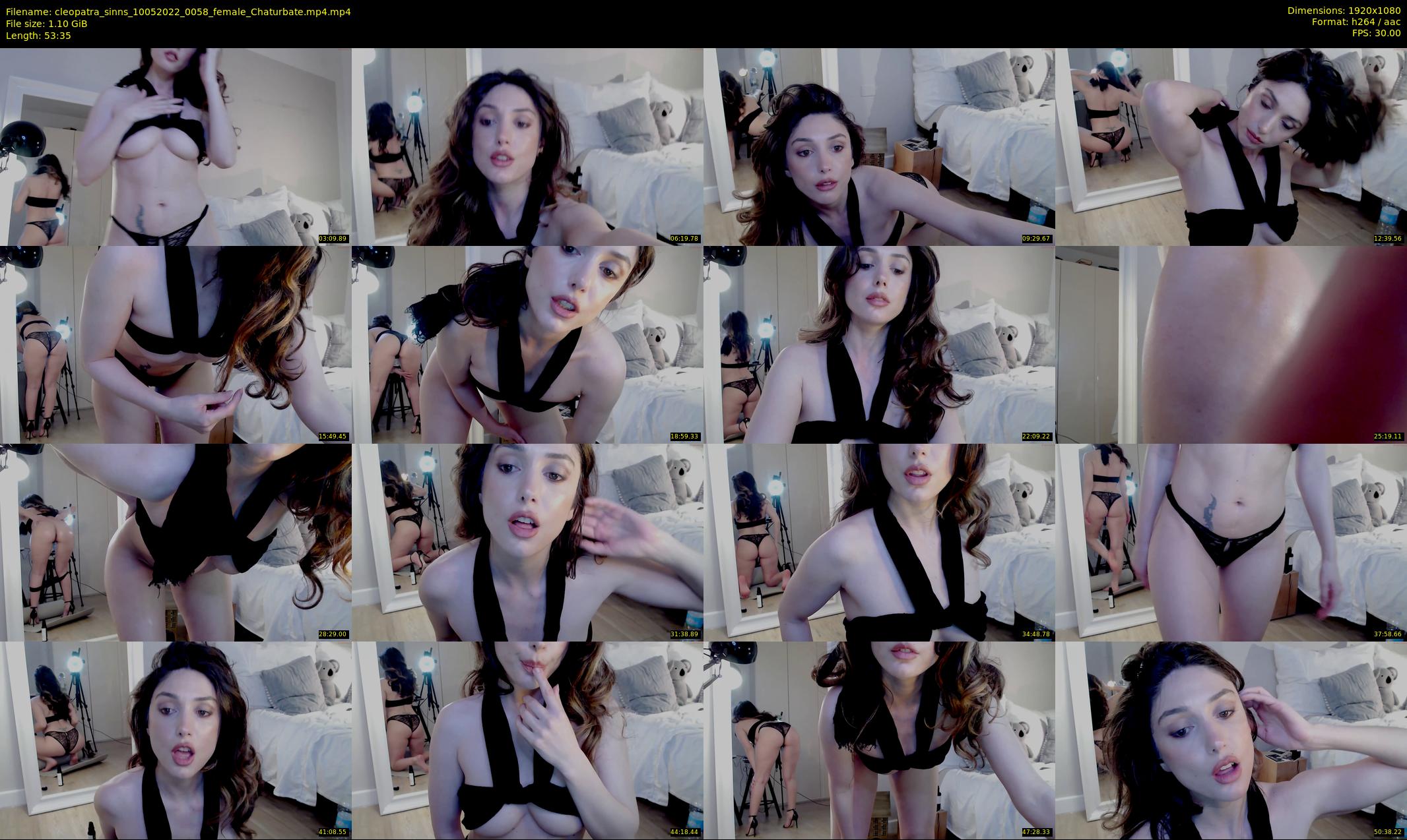 cleopatra_sinns — 54 minute Chaturbate female cam show recording, 1080p, May 10, 2022