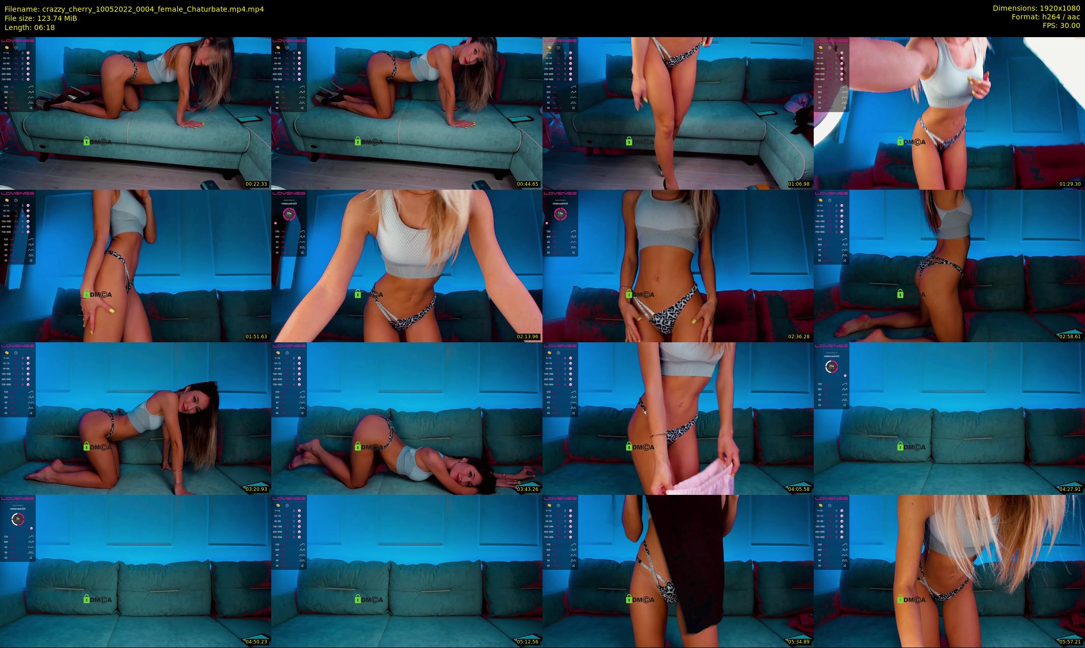 crazzy_cherry — 7 minute Chaturbate female cam show recording, 1080p, May 10, 2022