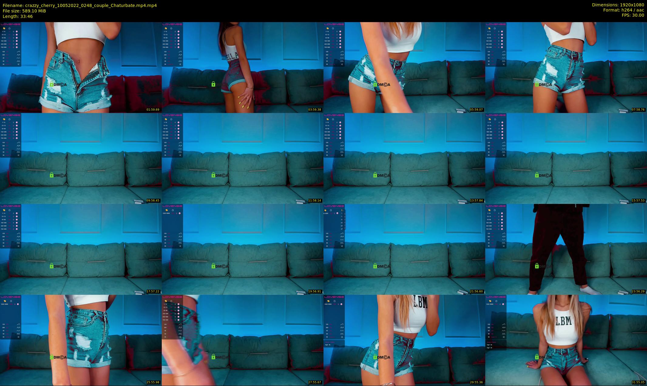 crazzy_cherry — 34 minute Chaturbate female cam show recording, 1080p, May 10, 2022