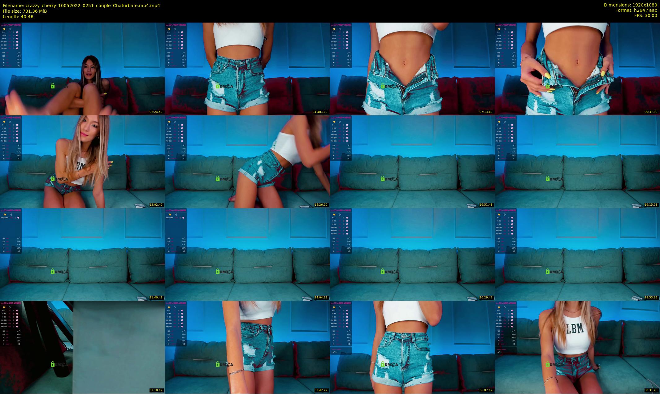 crazzy_cherry — 41 minute Chaturbate female cam show recording, 1080p, May 10, 2022