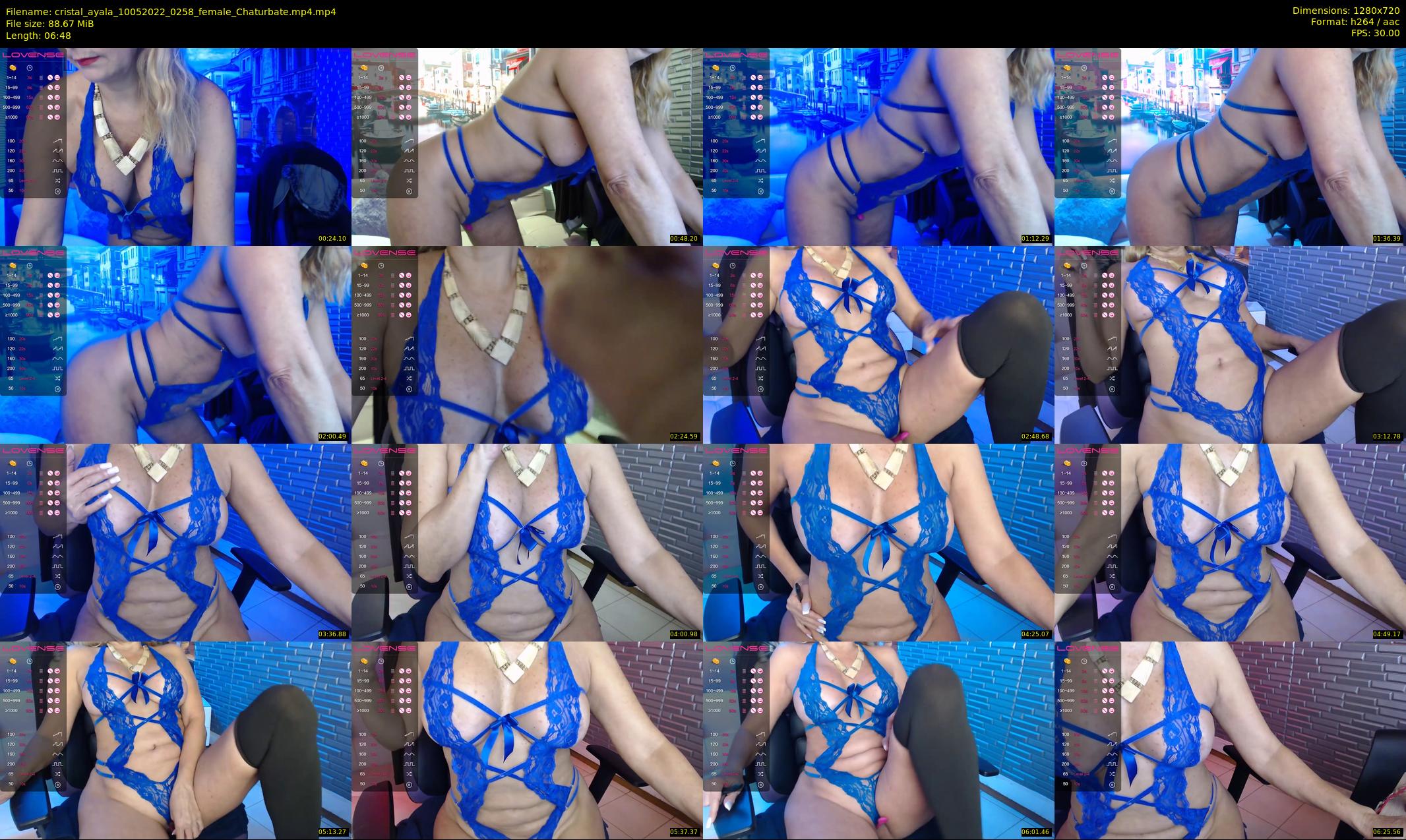 cristal_ayala — 7 minute Chaturbate female cam show recording, 720p, May 10, 2022