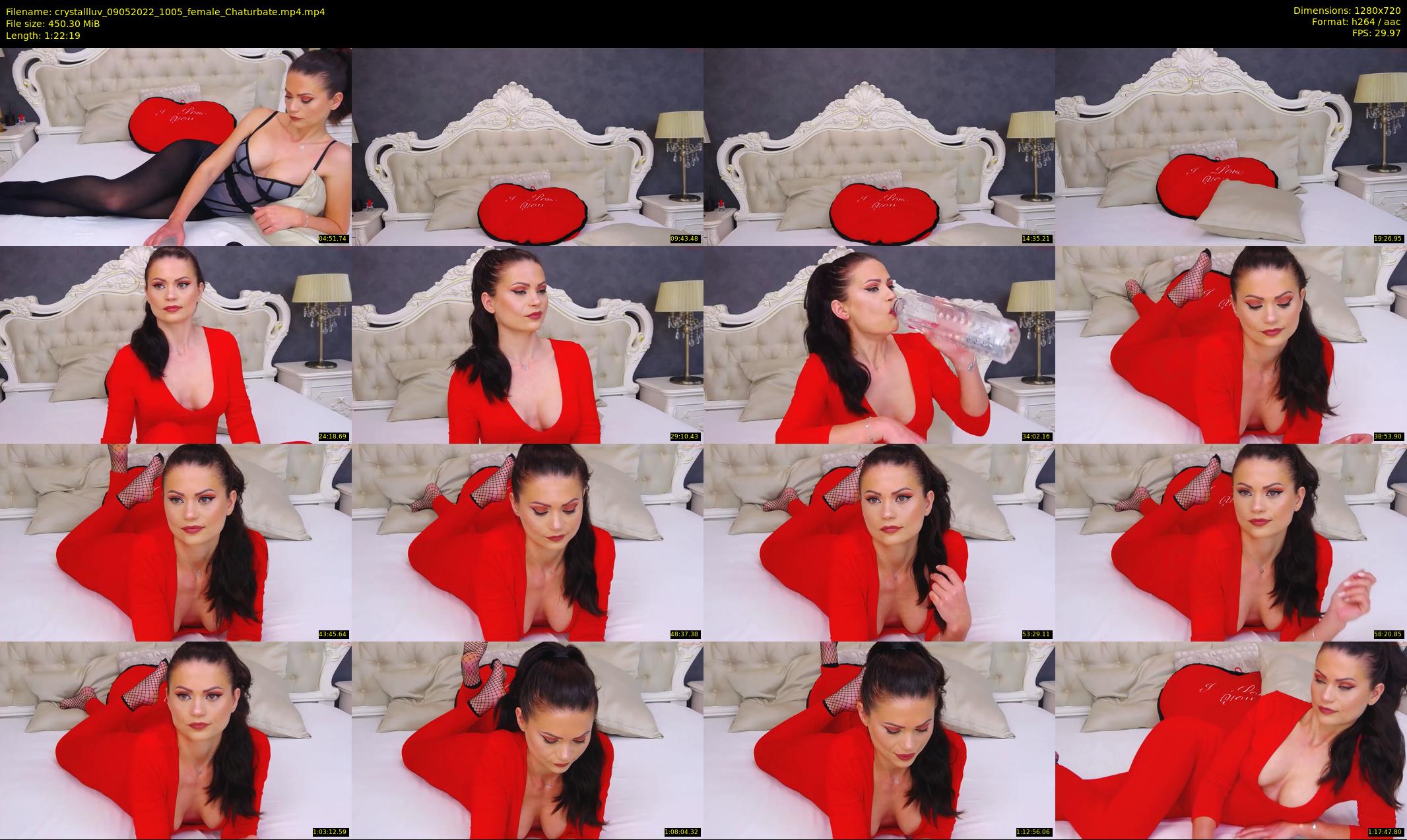 crystallluv — 83 minute Chaturbate female cam show recording, 720p, May 9, 2022