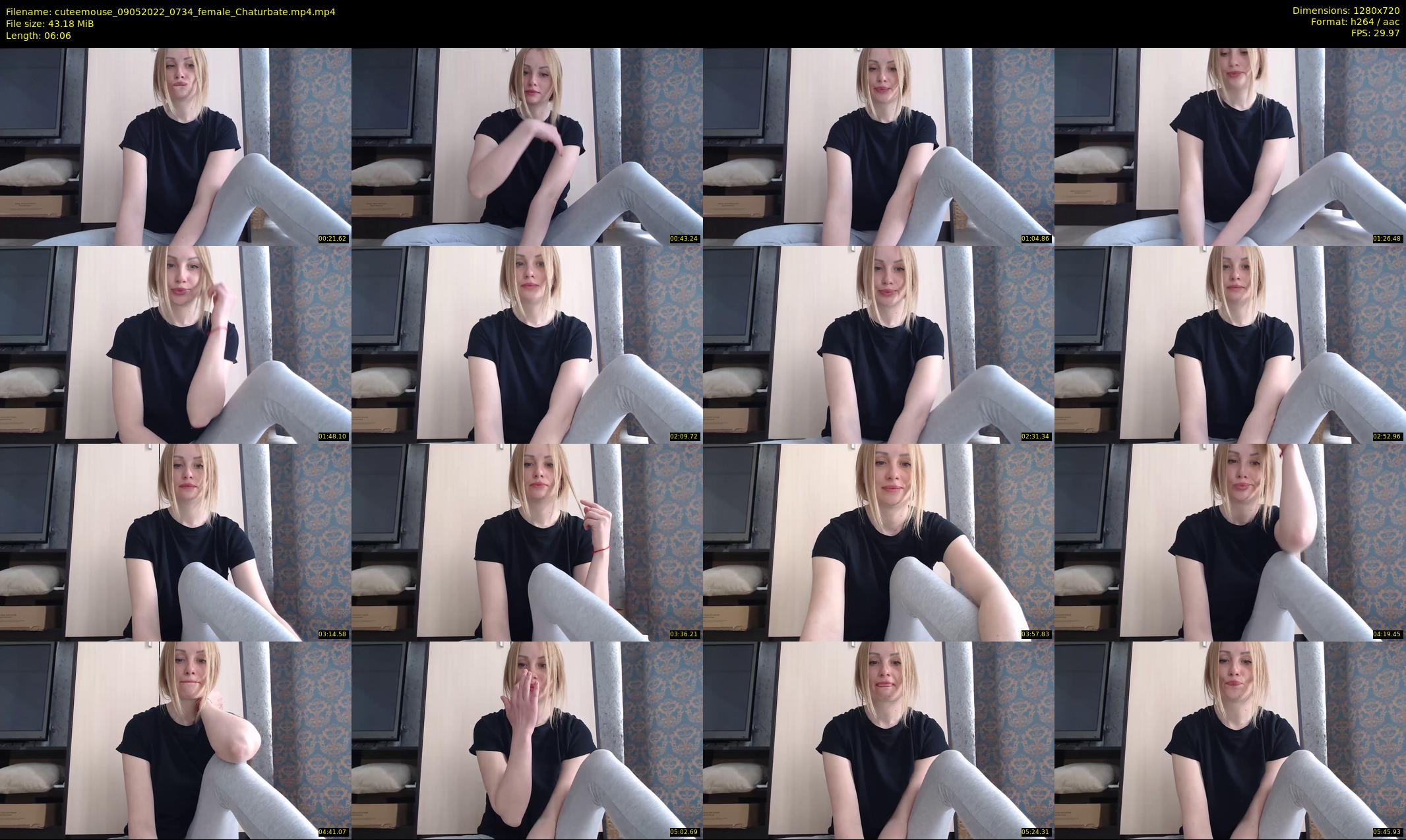 cuteemouse — 7 minute Chaturbate female cam show recording, 720p, May 9, 2022