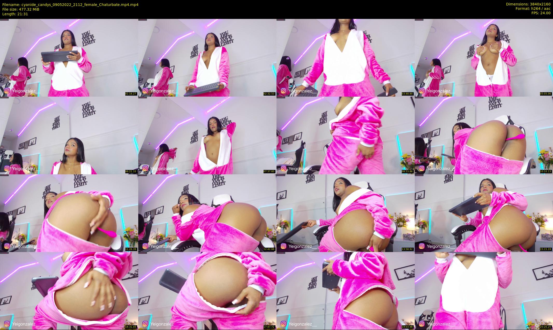 cyanide_candys — 22 minute Chaturbate female cam show recording, 4K, May 9, 2022
