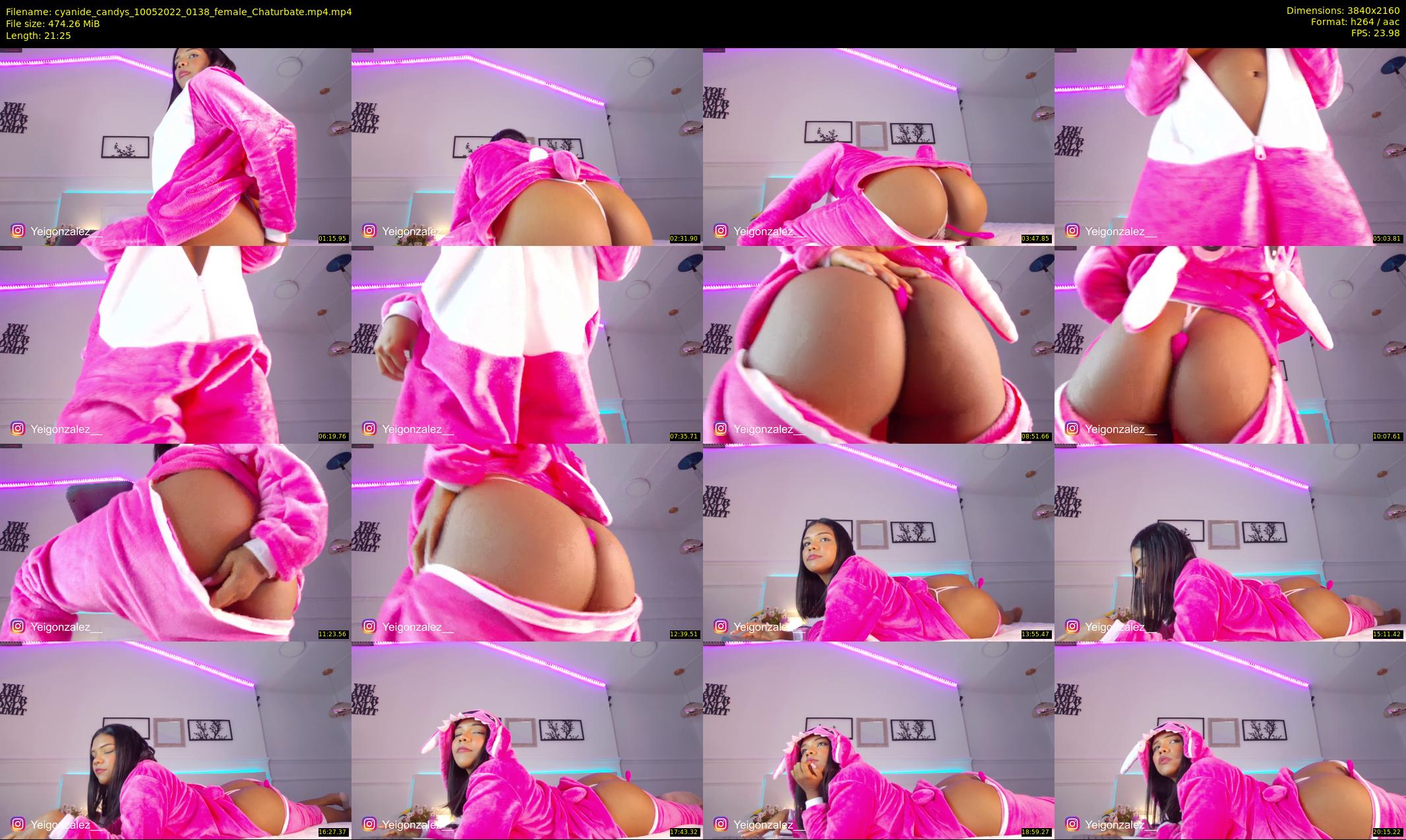 cyanide_candys — 22 minute Chaturbate female cam show recording, 4K, May 10, 2022