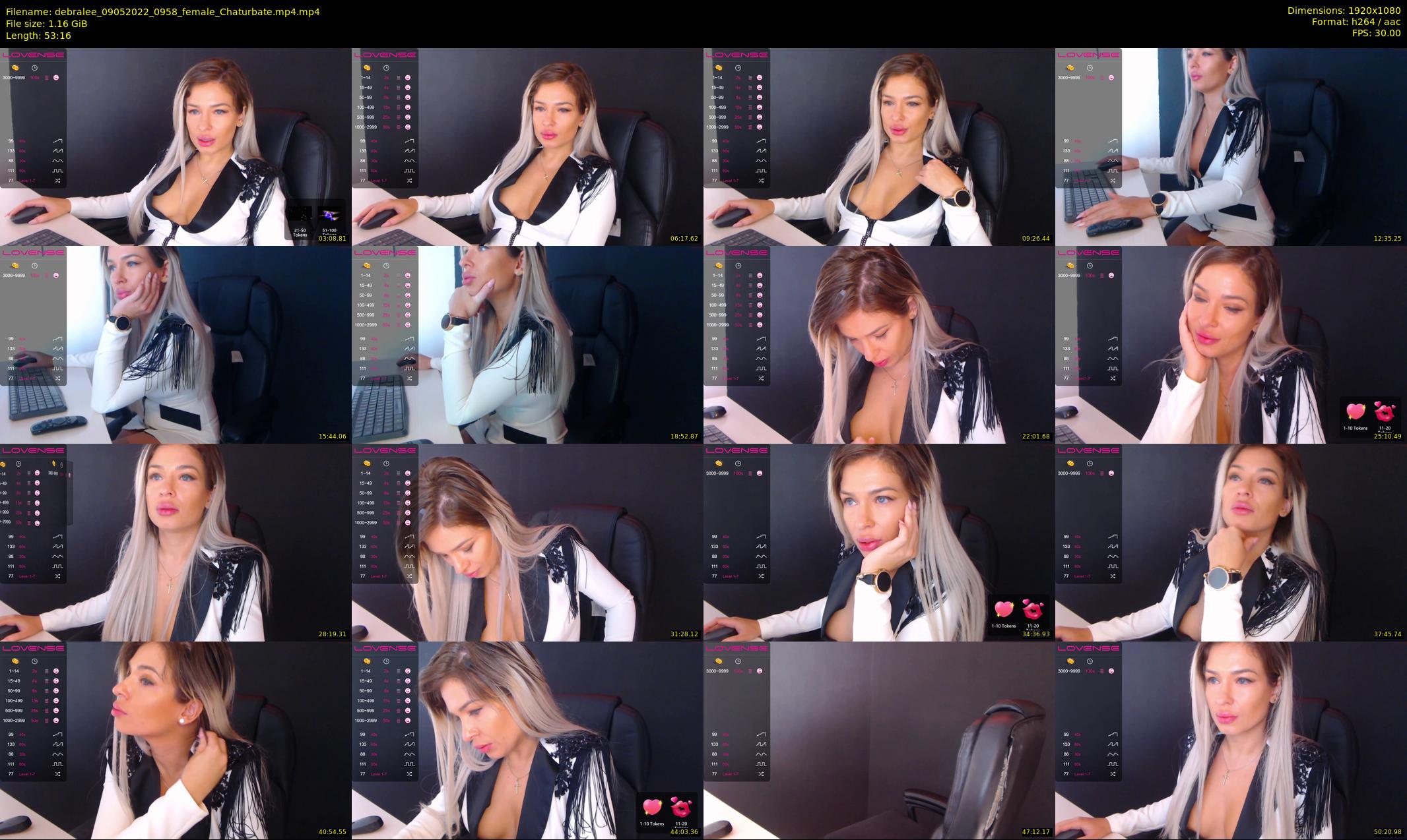 debralee — 54 minute Chaturbate female cam show recording, 1080p, May 9, 2022