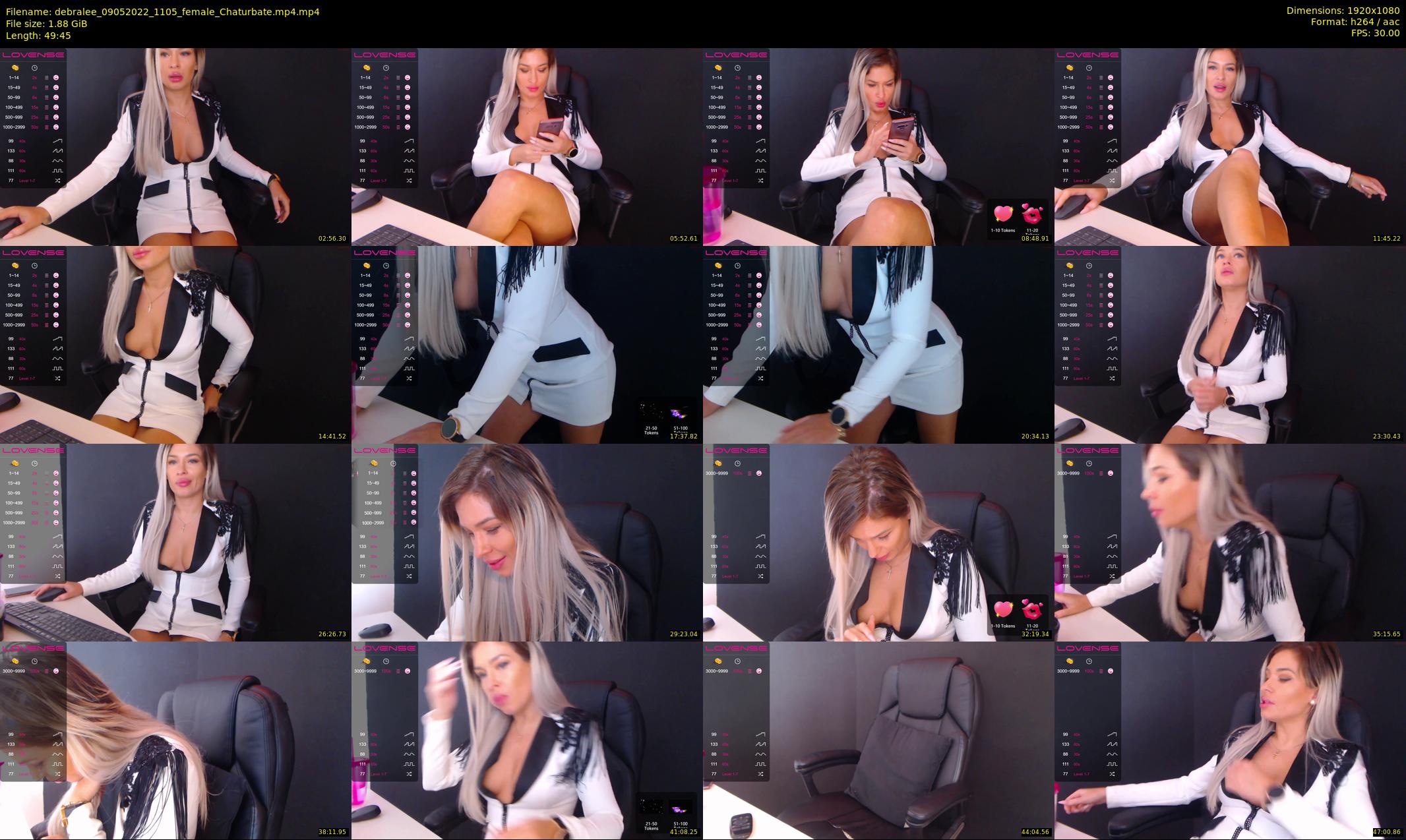 debralee — 50 minute Chaturbate female cam show recording, 1080p, May 9, 2022