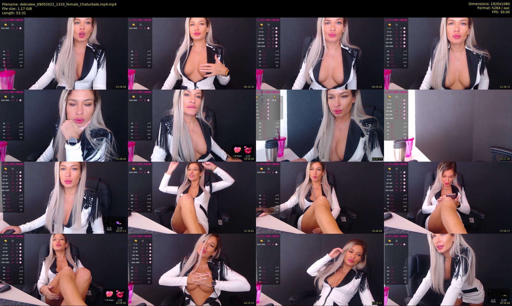 debralee — 54 minute Chaturbate female cam show recording, 1080p, May 9, 2022