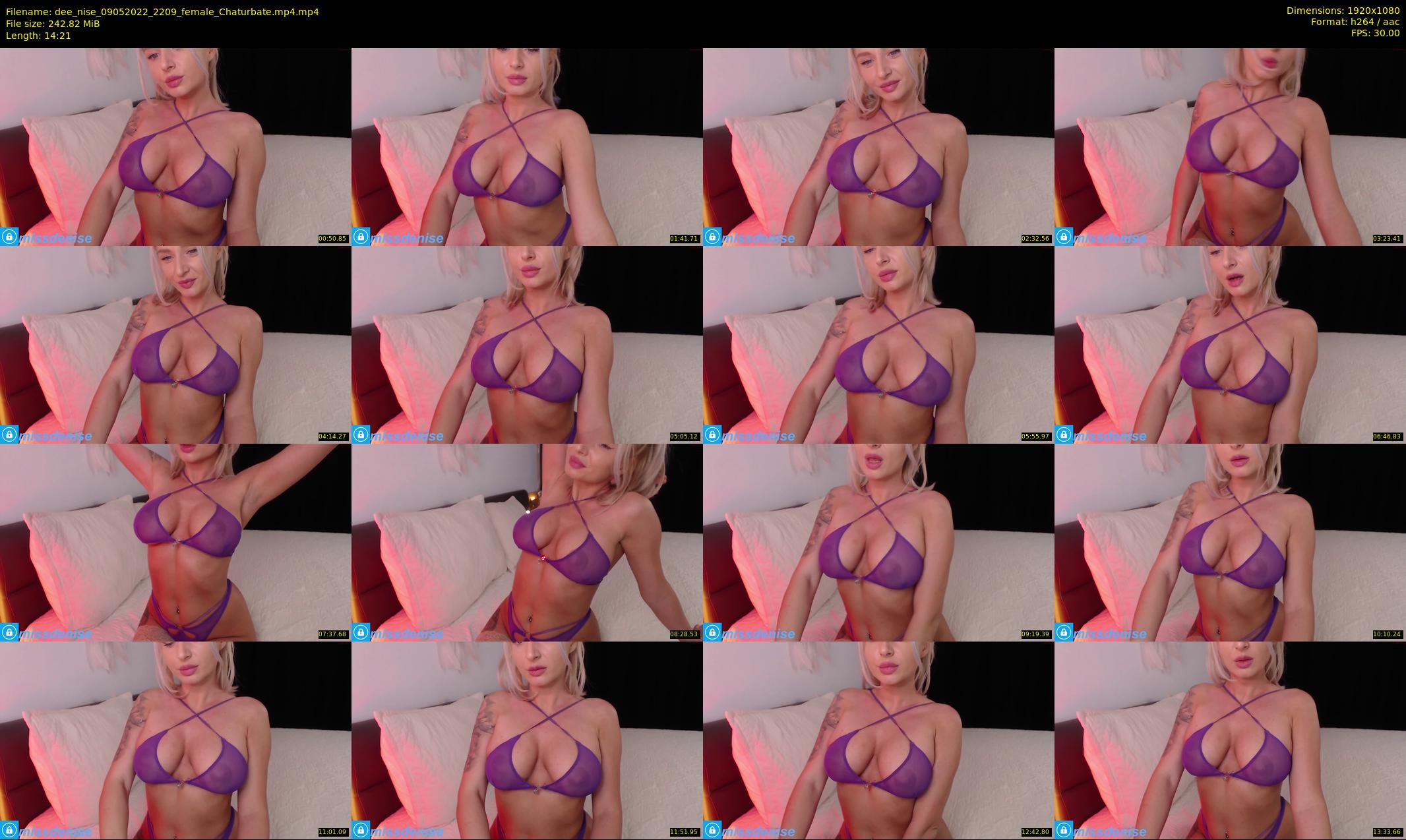 dee_nise — 15 minute Chaturbate female cam show recording, 1080p, May 9, 2022