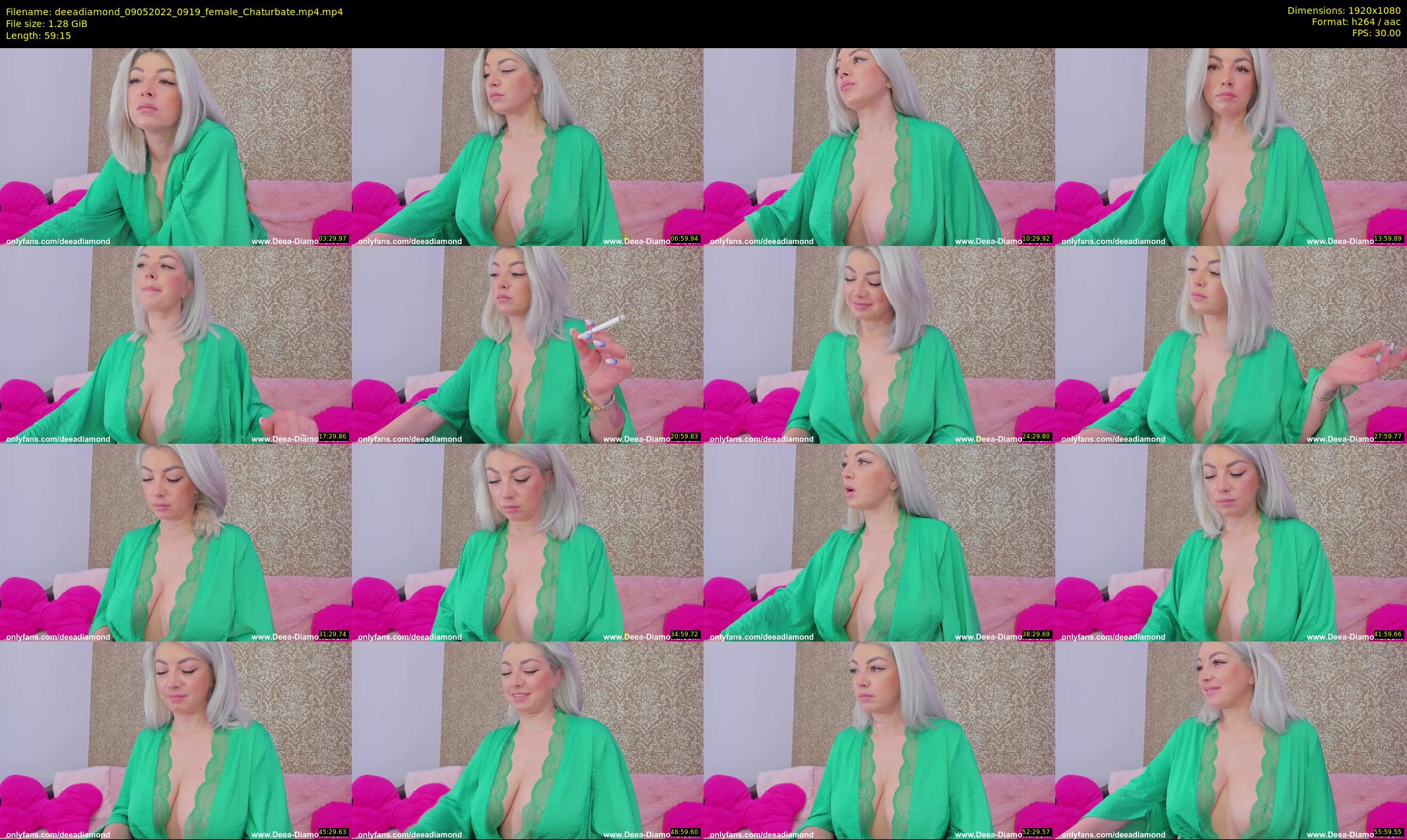 deeadiamond — 60 minute Chaturbate female cam show recording, 1080p, May 9, 2022