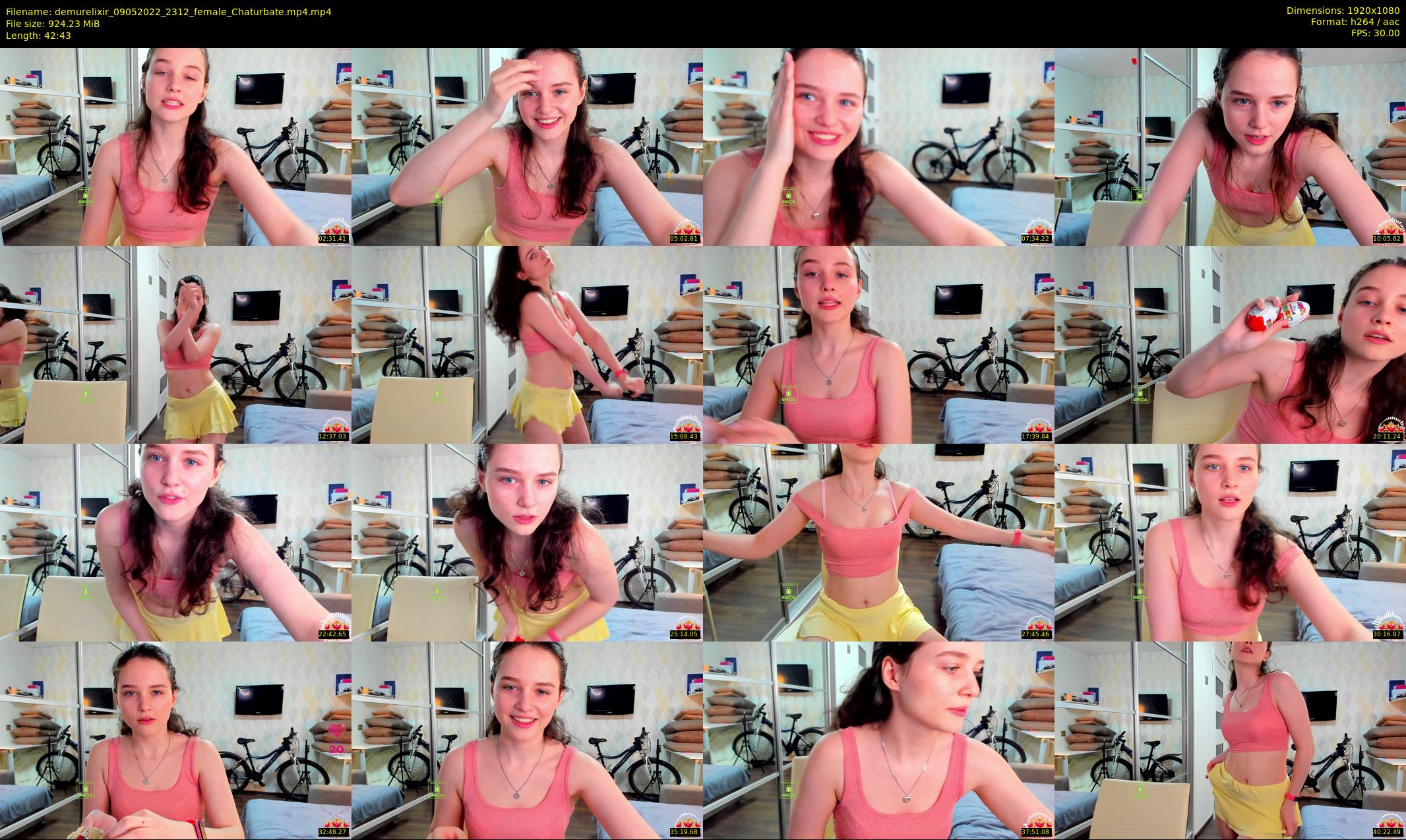 demurelixir — 43 minute Chaturbate female cam show recording, 1080p, May 9, 2022