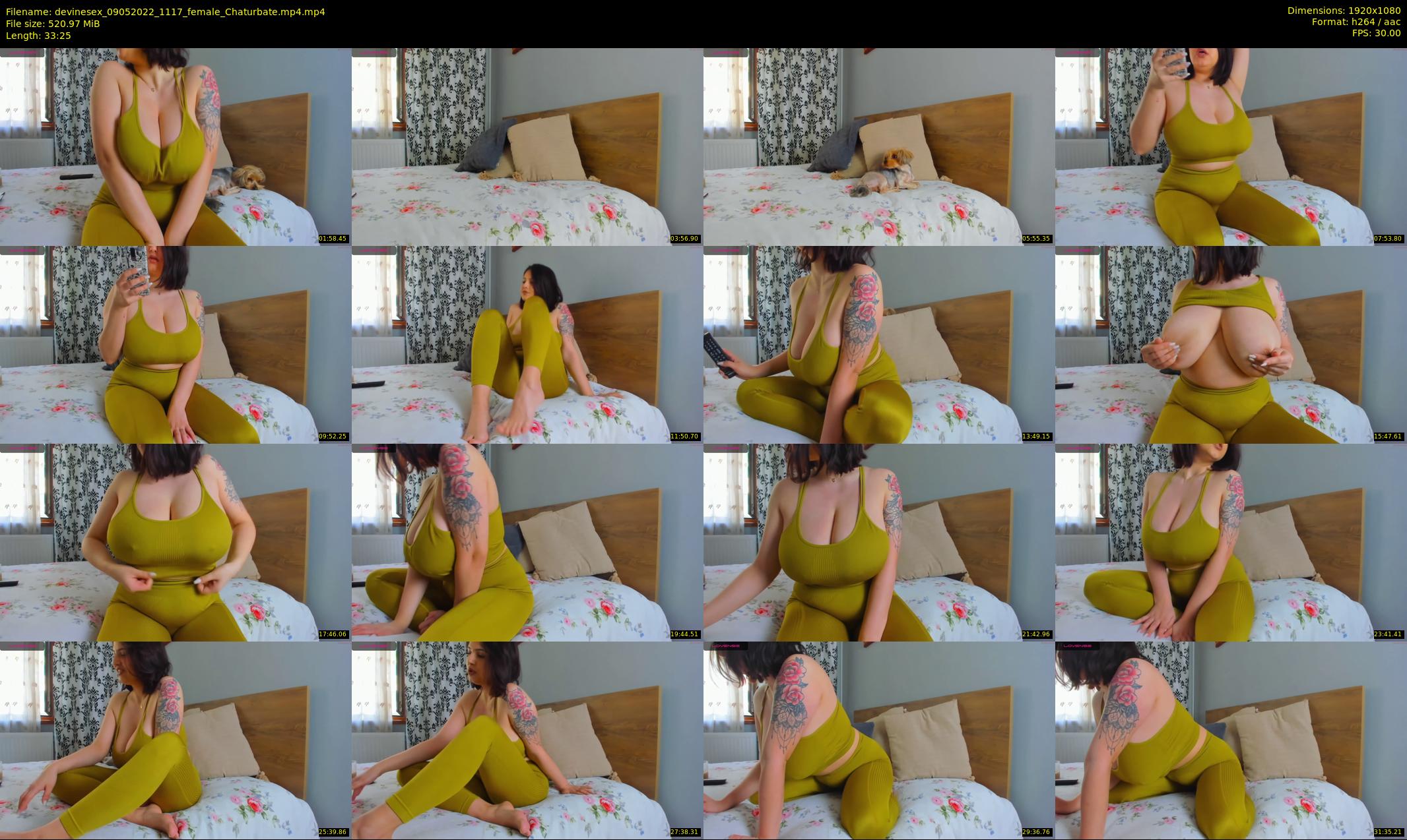 devinesex — 34 minute Chaturbate female cam show recording, 1080p, May 9, 2022