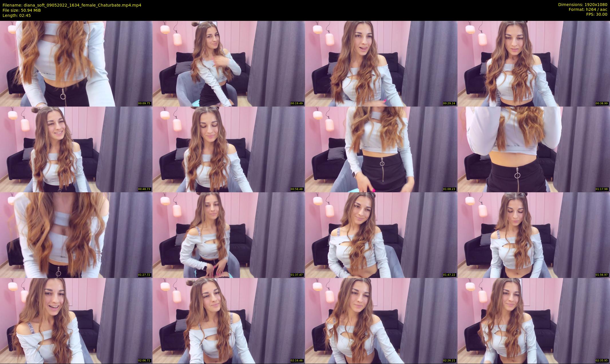 diana_soft — 3 minute Chaturbate female cam show recording, 1080p, May 9, 2022