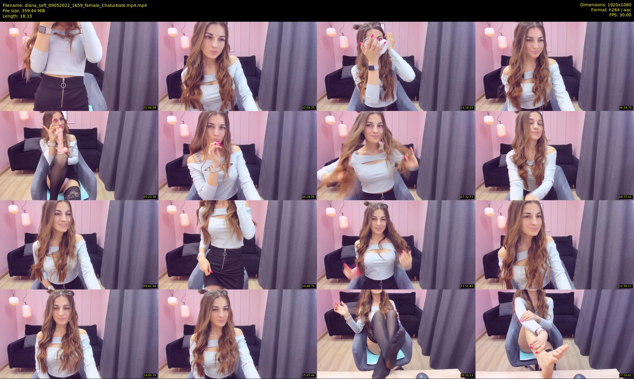 diana_soft — 19 minute Chaturbate female cam show recording, 1080p, May 9, 2022