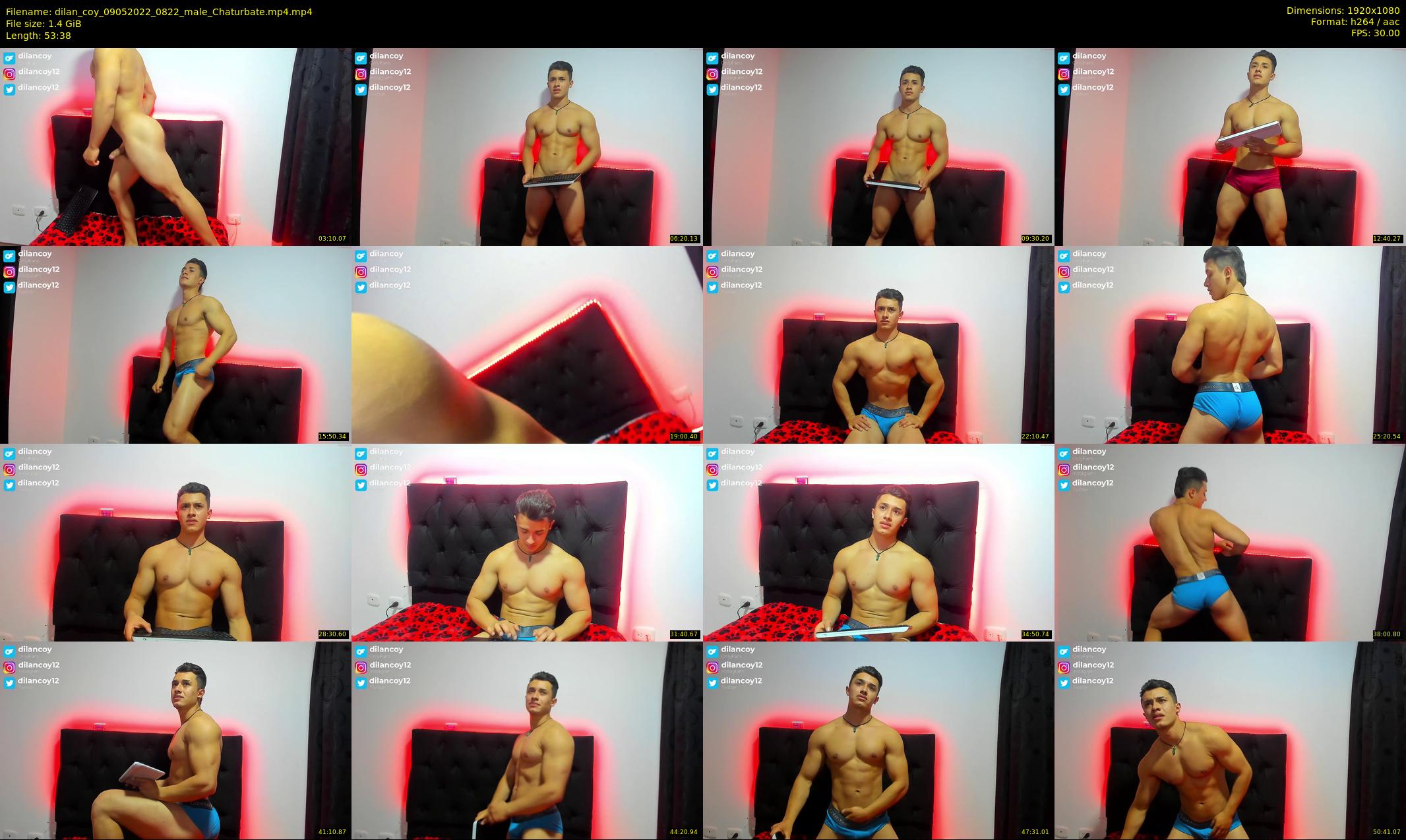 dilan_coy — 54 minute Chaturbate male cam show recording, 1080p, May 9, 2022