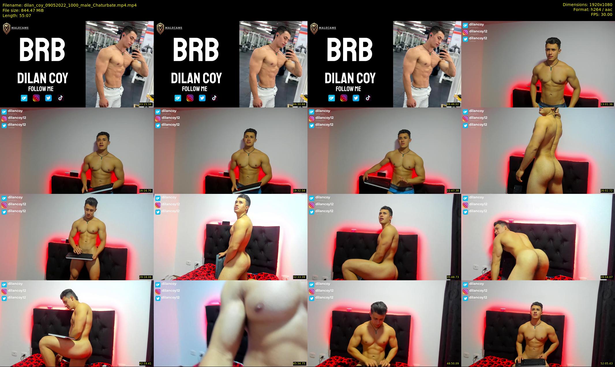 dilan_coy — 56 minute Chaturbate male cam show recording, 1080p, May 9, 2022