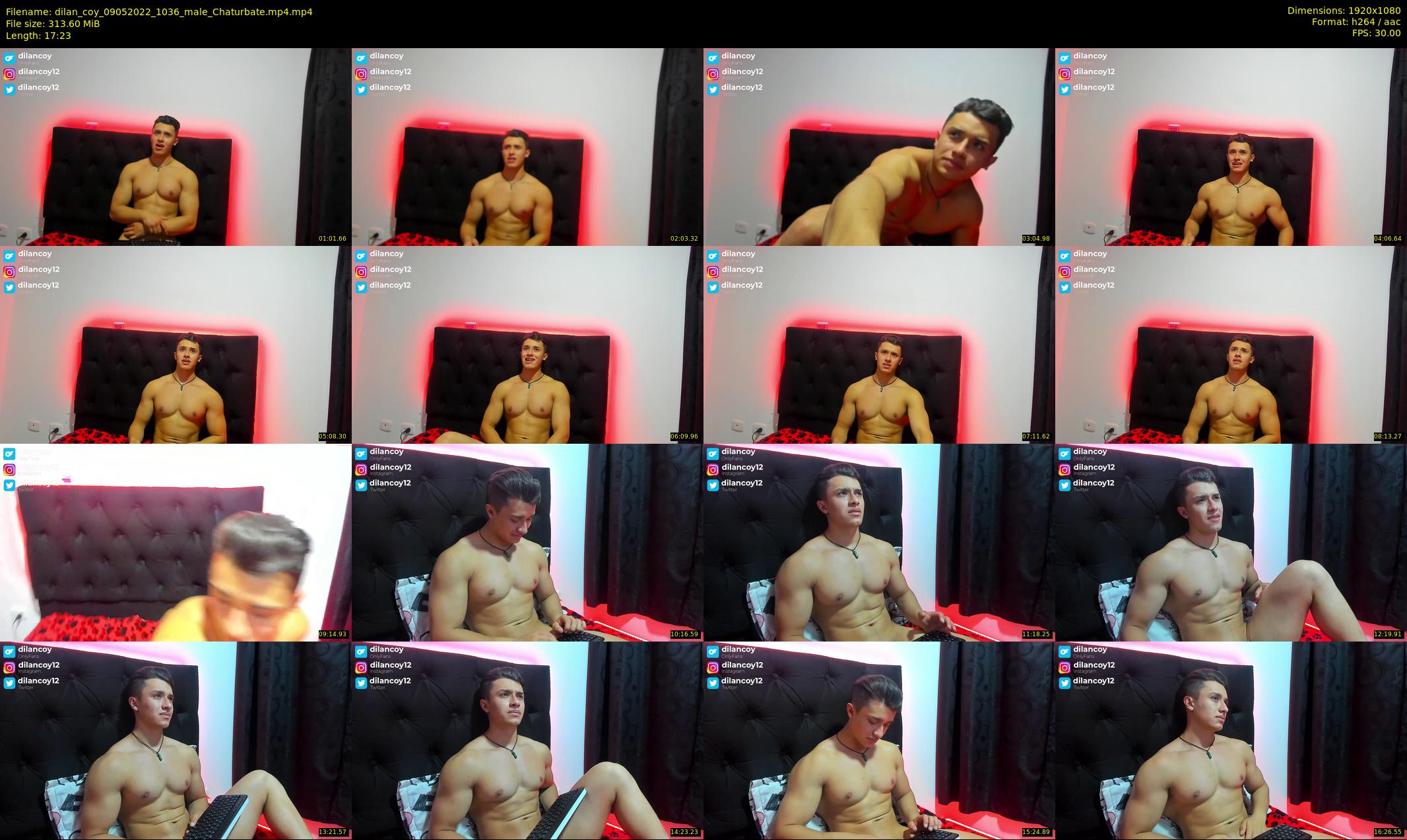 dilan_coy — 18 minute Chaturbate male cam show recording, 1080p, May 9, 2022
